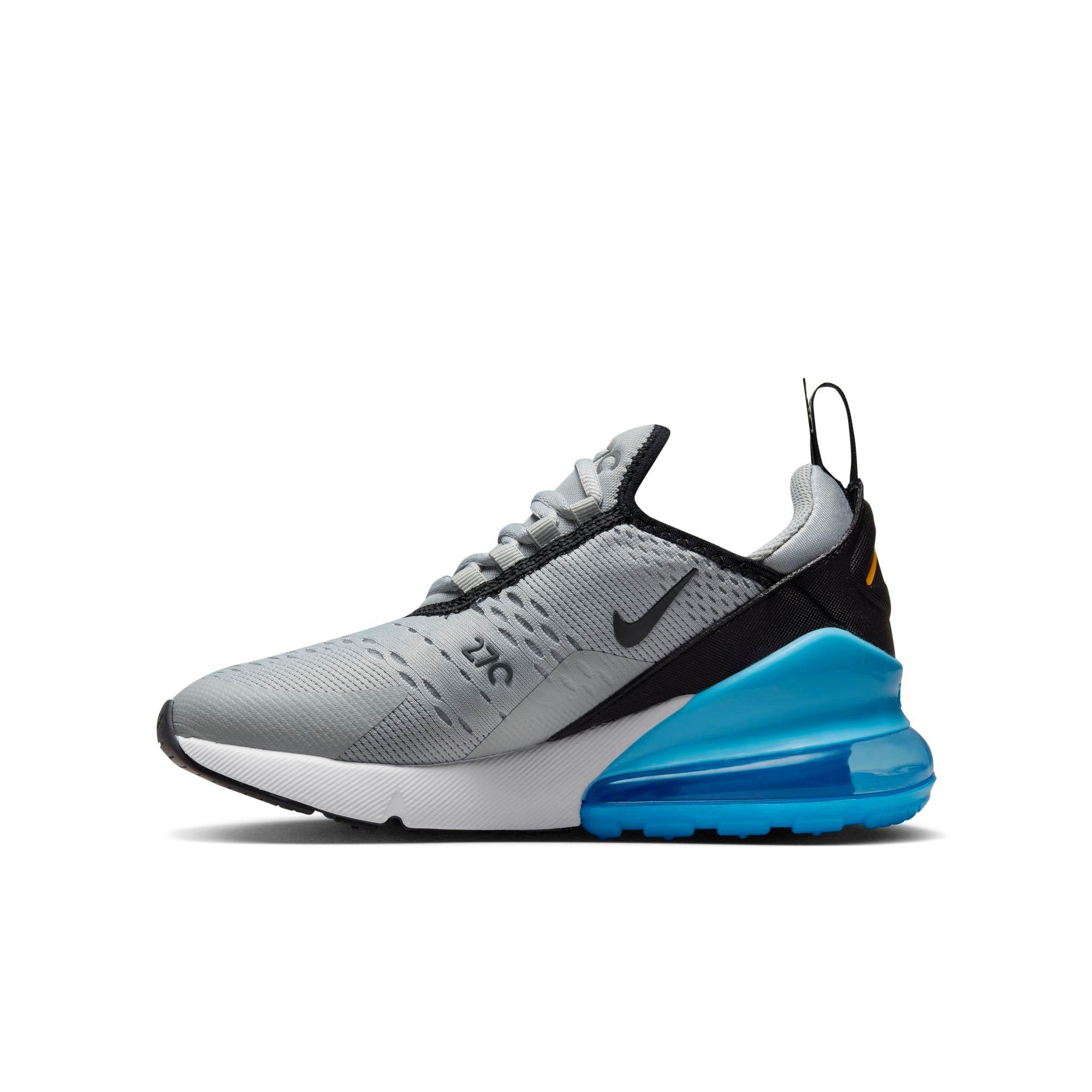 operator Identificeren gezagvoerder Nike Air Max 270 "Lt Smoke Grey/Iron Grey/Laser Orange/Blue" Grade School  Boys' Shoe