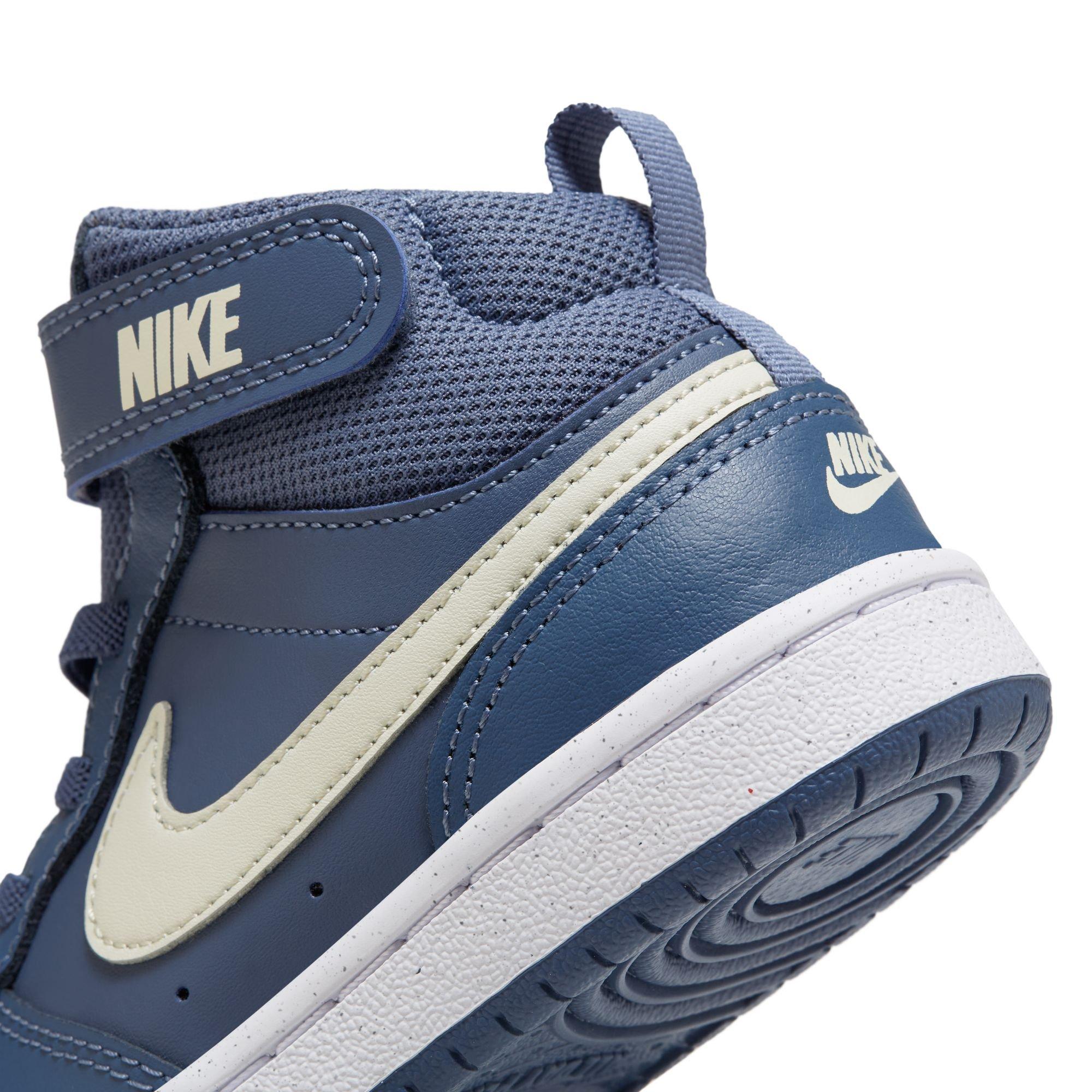 Nike court borough mid blue sale