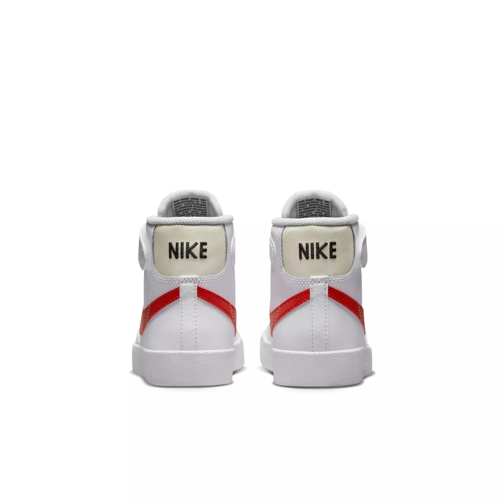Nike Blazer Mid '77 "White/Picante Red/Coconut Milk" Preschool Boys' Shoe - WHITE/RED