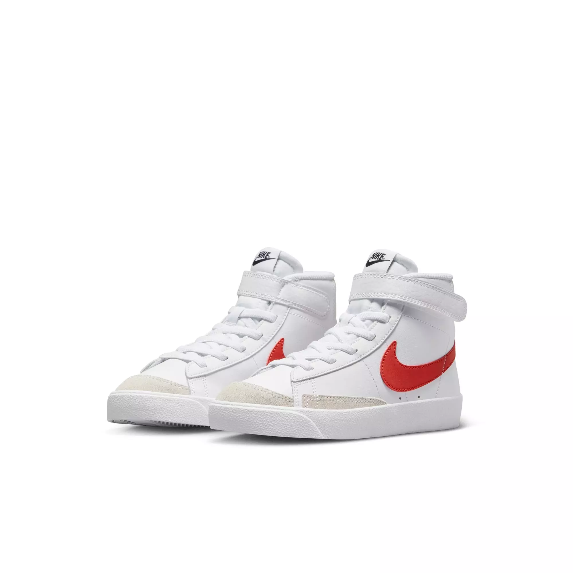 Nike Blazer Mid '77 "White/Picante Red/Coconut Milk" Preschool Boys' Shoe - WHITE/RED