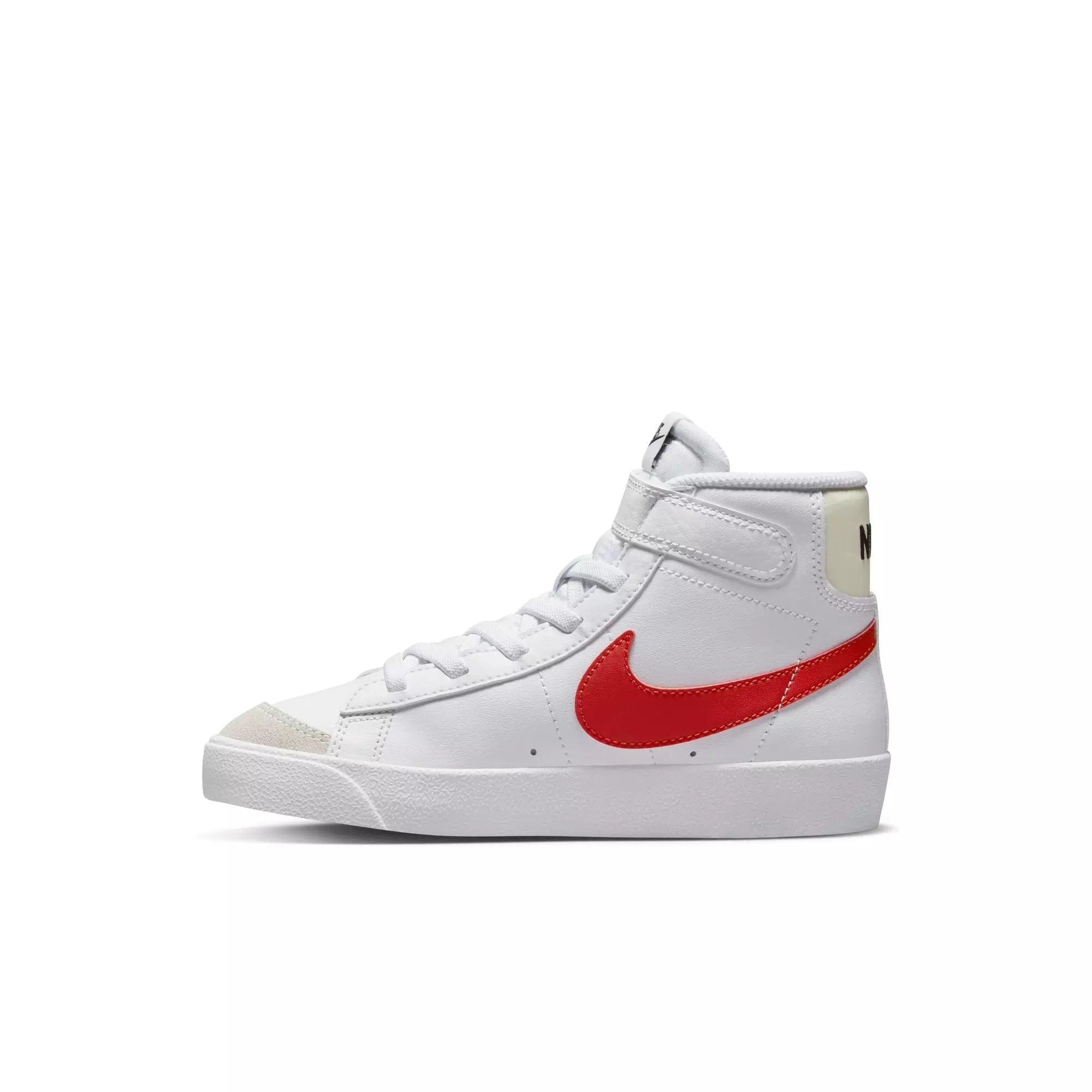 Nike Blazer Mid '77 "White/Picante Red/Coconut Milk" Preschool Boys' Shoe - WHITE/RED