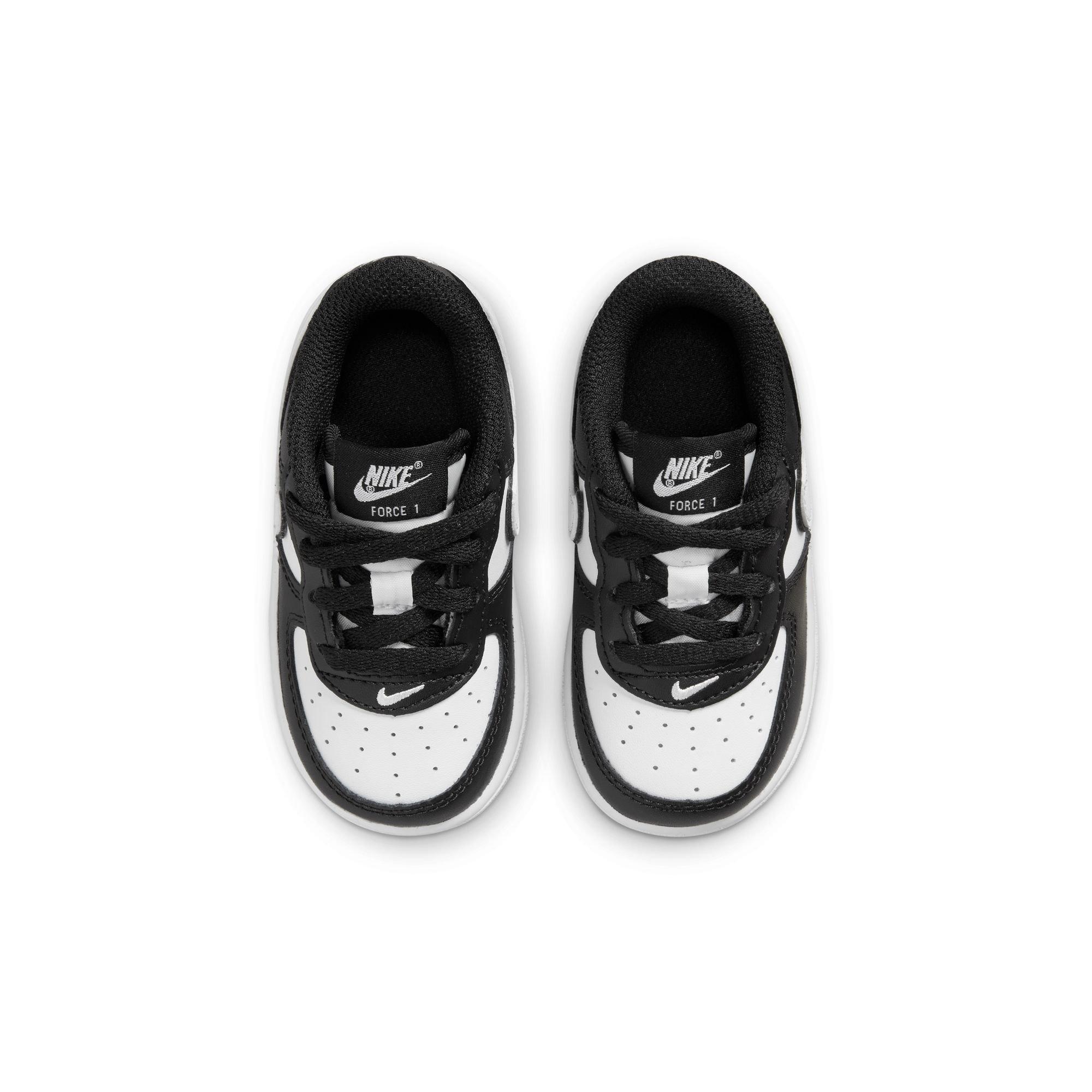 Nike Air Force 1 LV8 2 Black/White Toddler Kids' Shoe - Hibbett