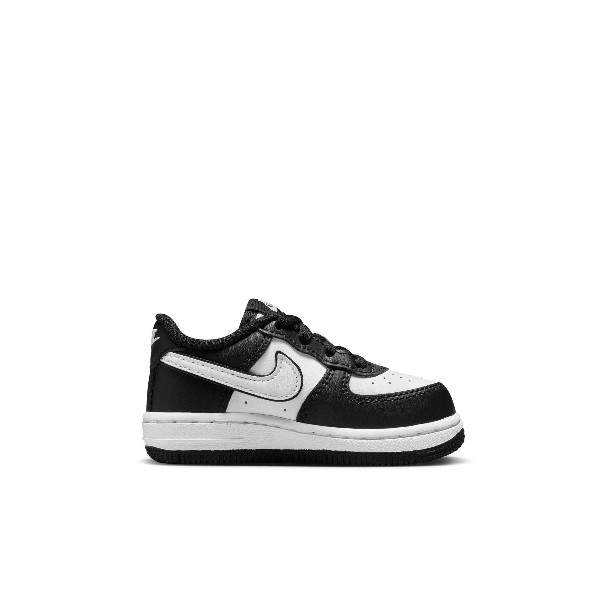 Nike Air Force 1 LV8 2 Black/White Toddler Kids' Shoe - Hibbett