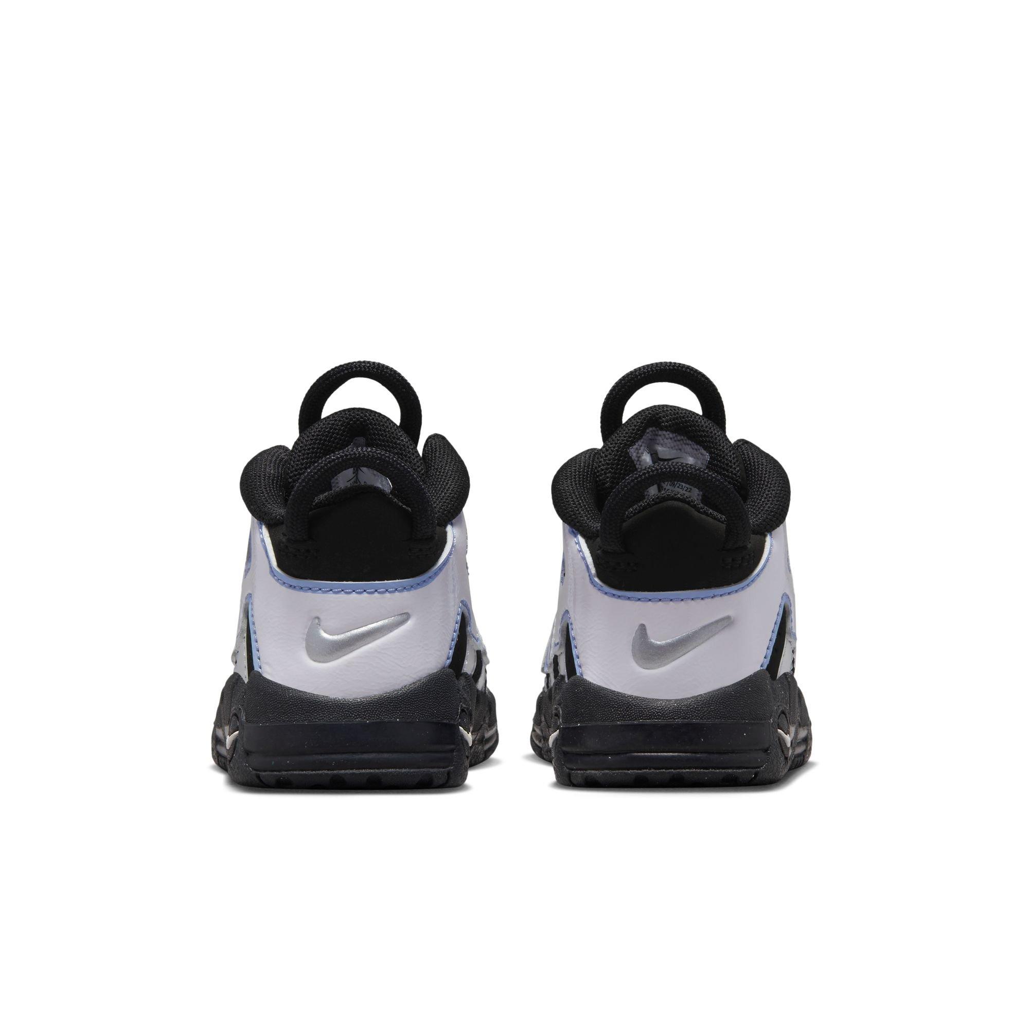 Nike Air More Uptempo PS Little Kids (DQ6201-001) Black/Cobalt Bliss / 3