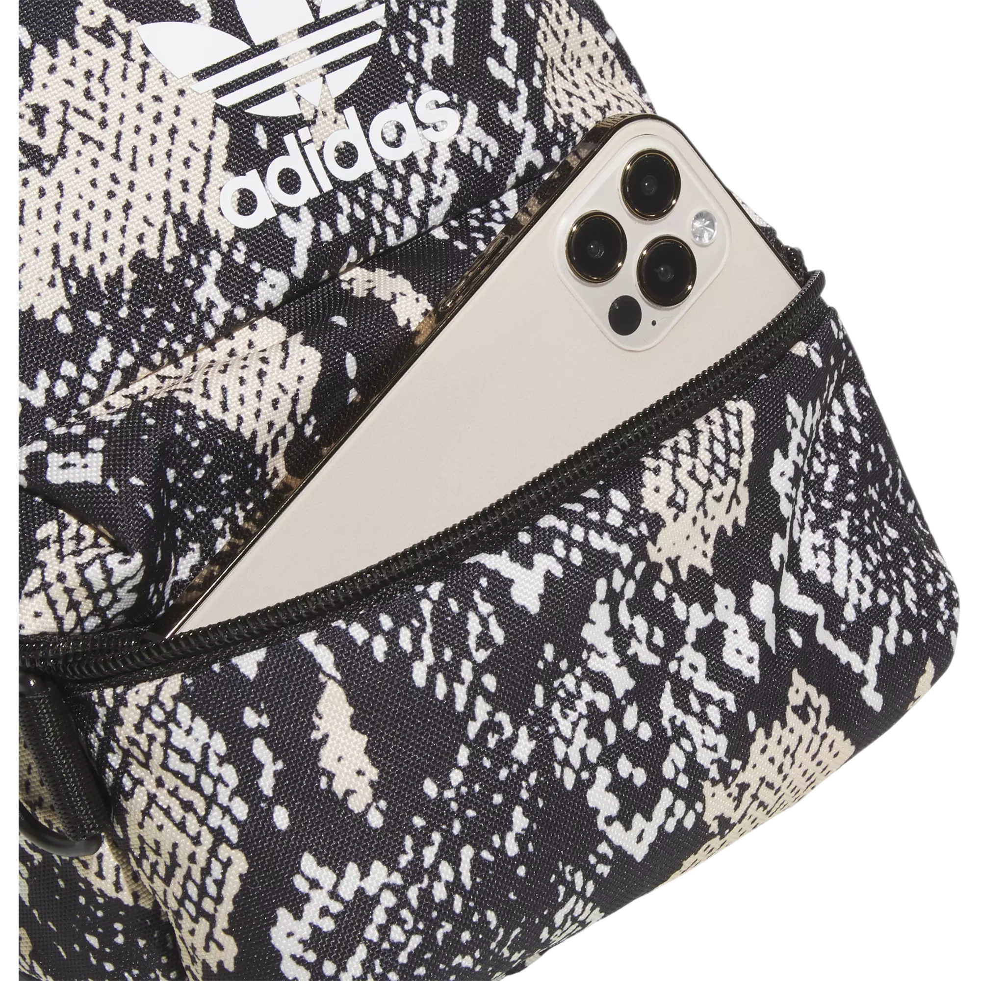 adidas Trefoil Mini Backpack - BLACK/GOLD