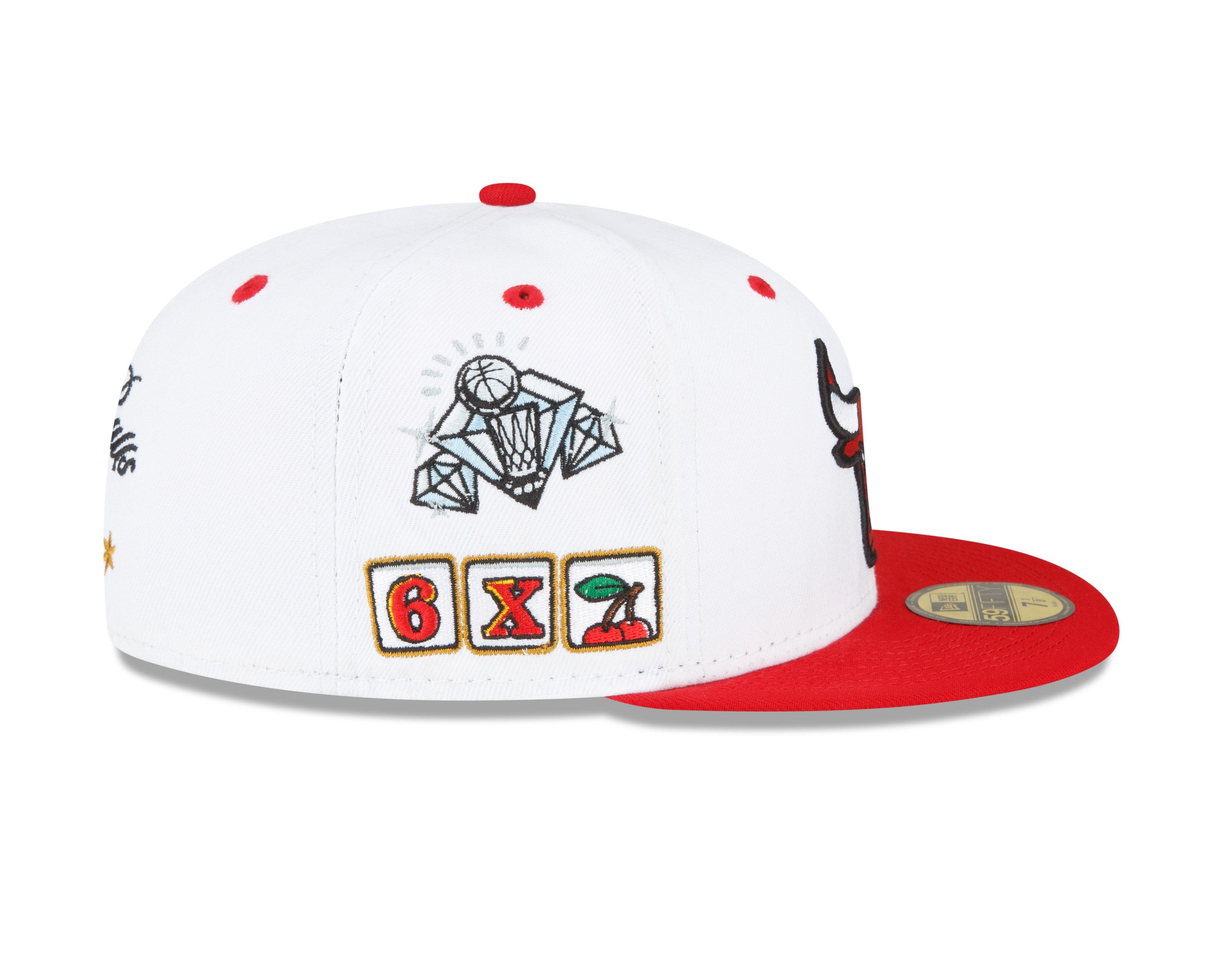 Bedrog ontspannen achterlijk persoon New Era Chicago Bulls Casino Cherry AJ11 59FIFTY Fitted Hat