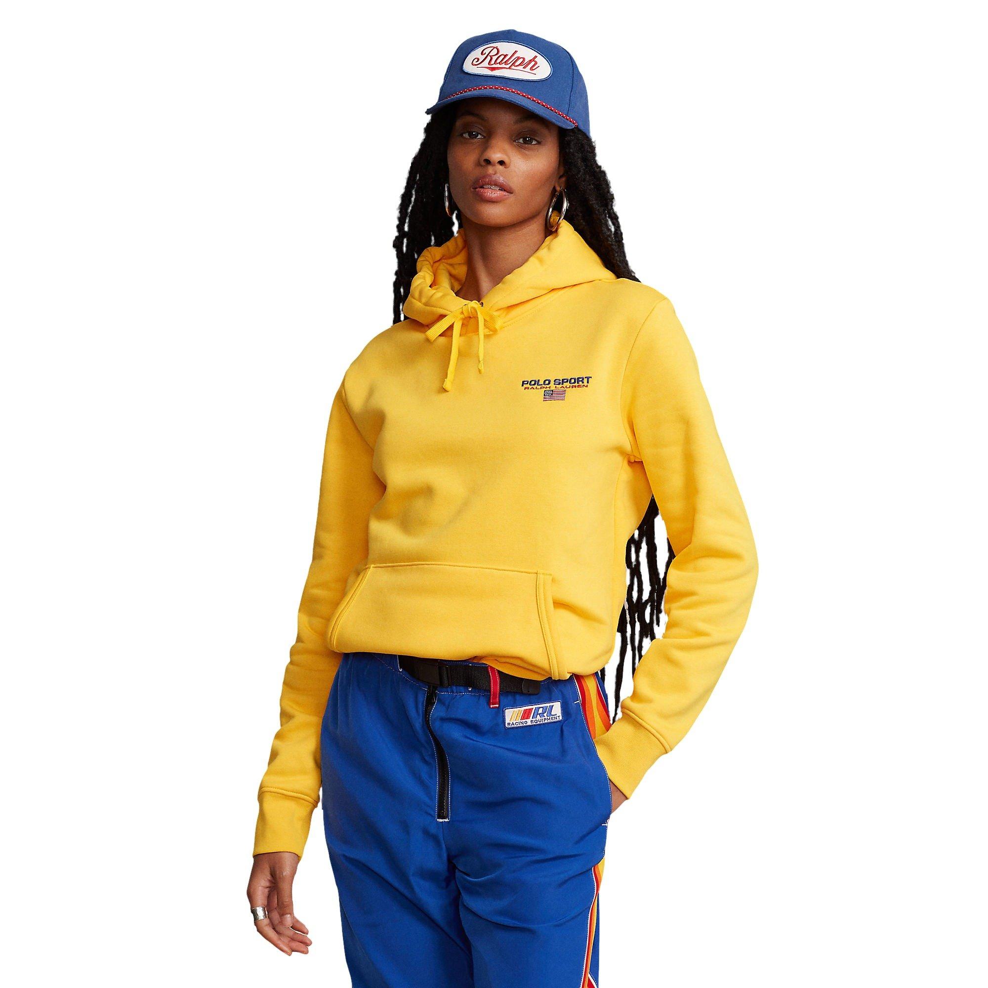 Yellow discount polo hoodie