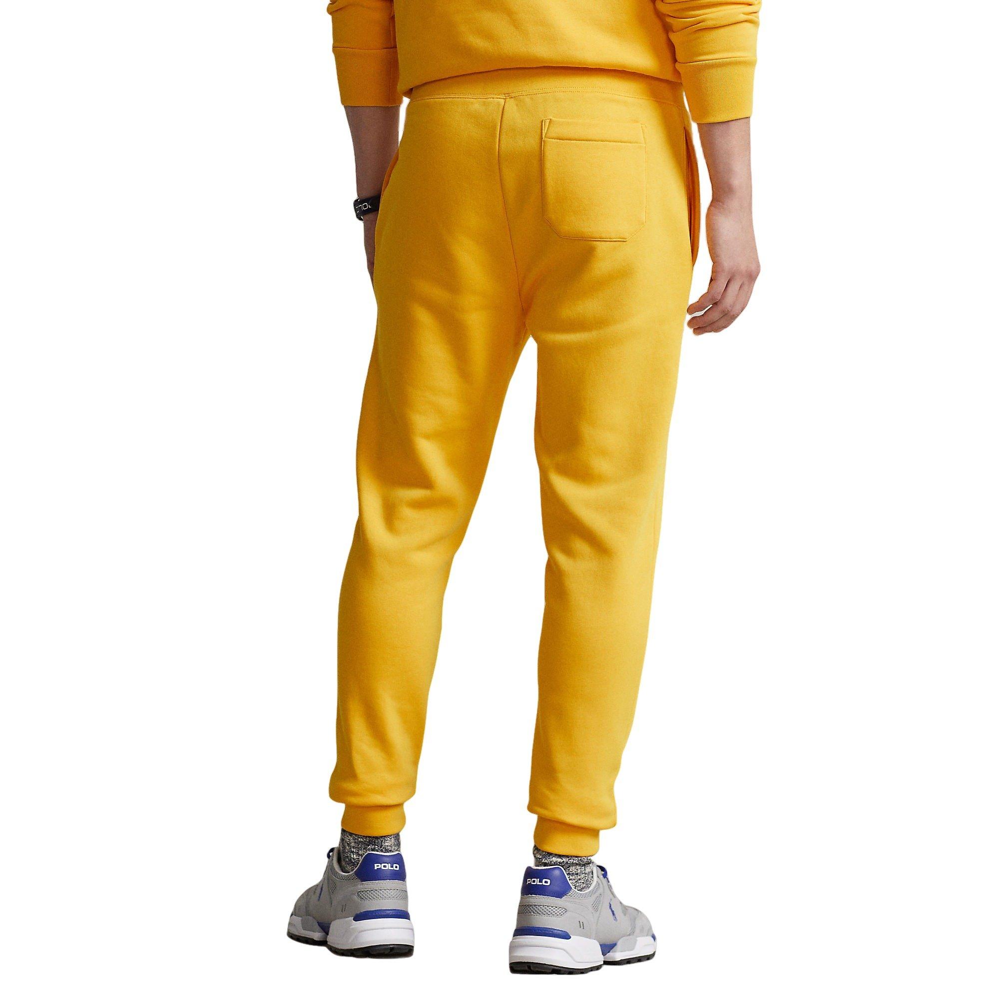 Polo Men's Sport Fleece Joggers-Yellow