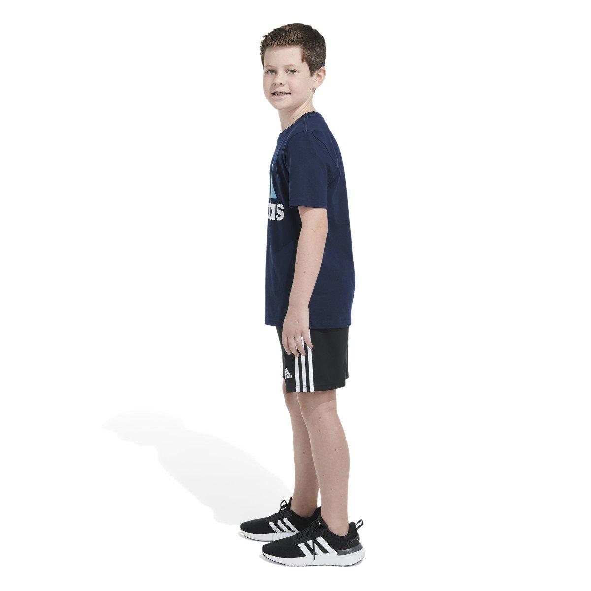 adidas 2-Tone Sportswear Logo Big Boys' Tee