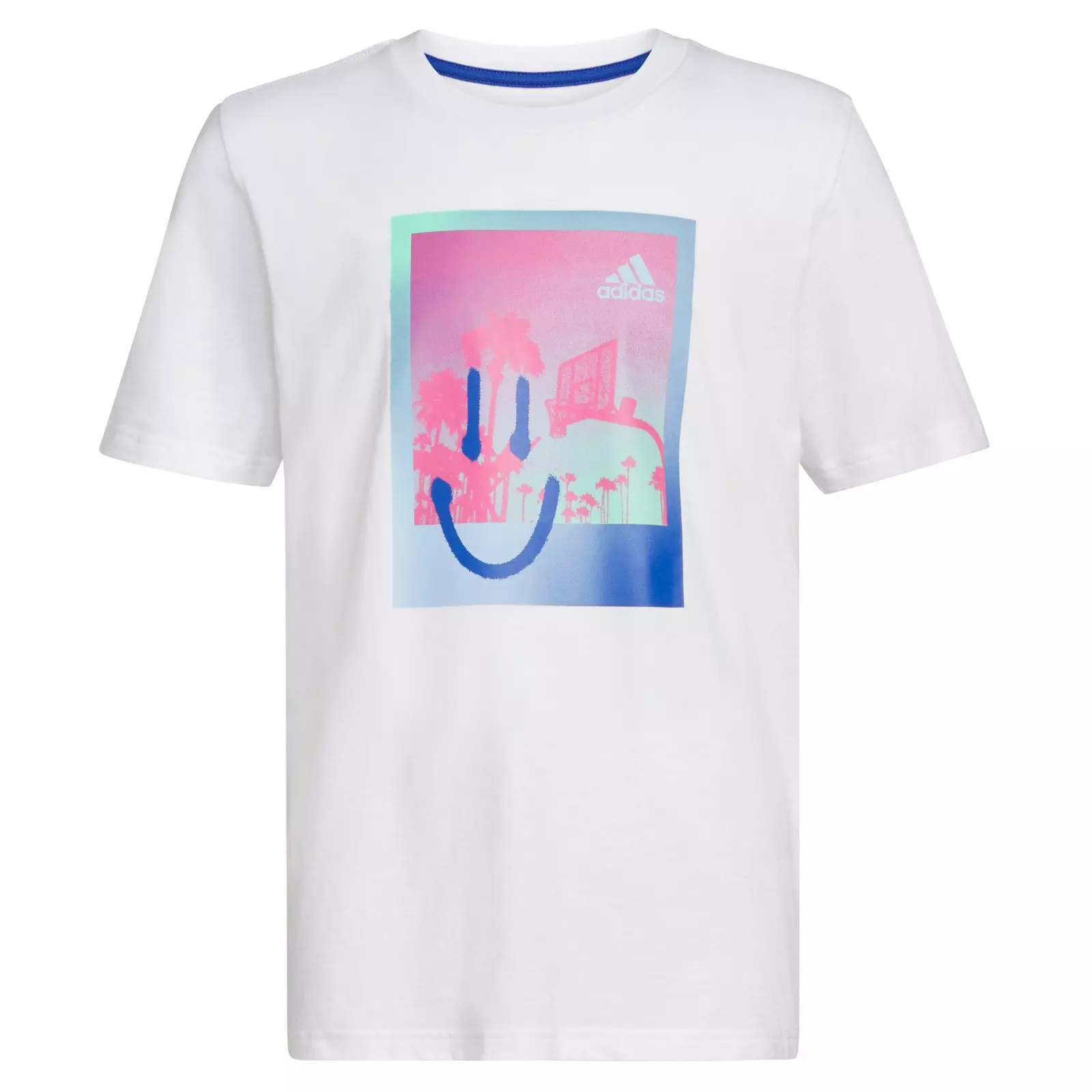 adidas Big Boys' Sport Escape Tee - WHITE