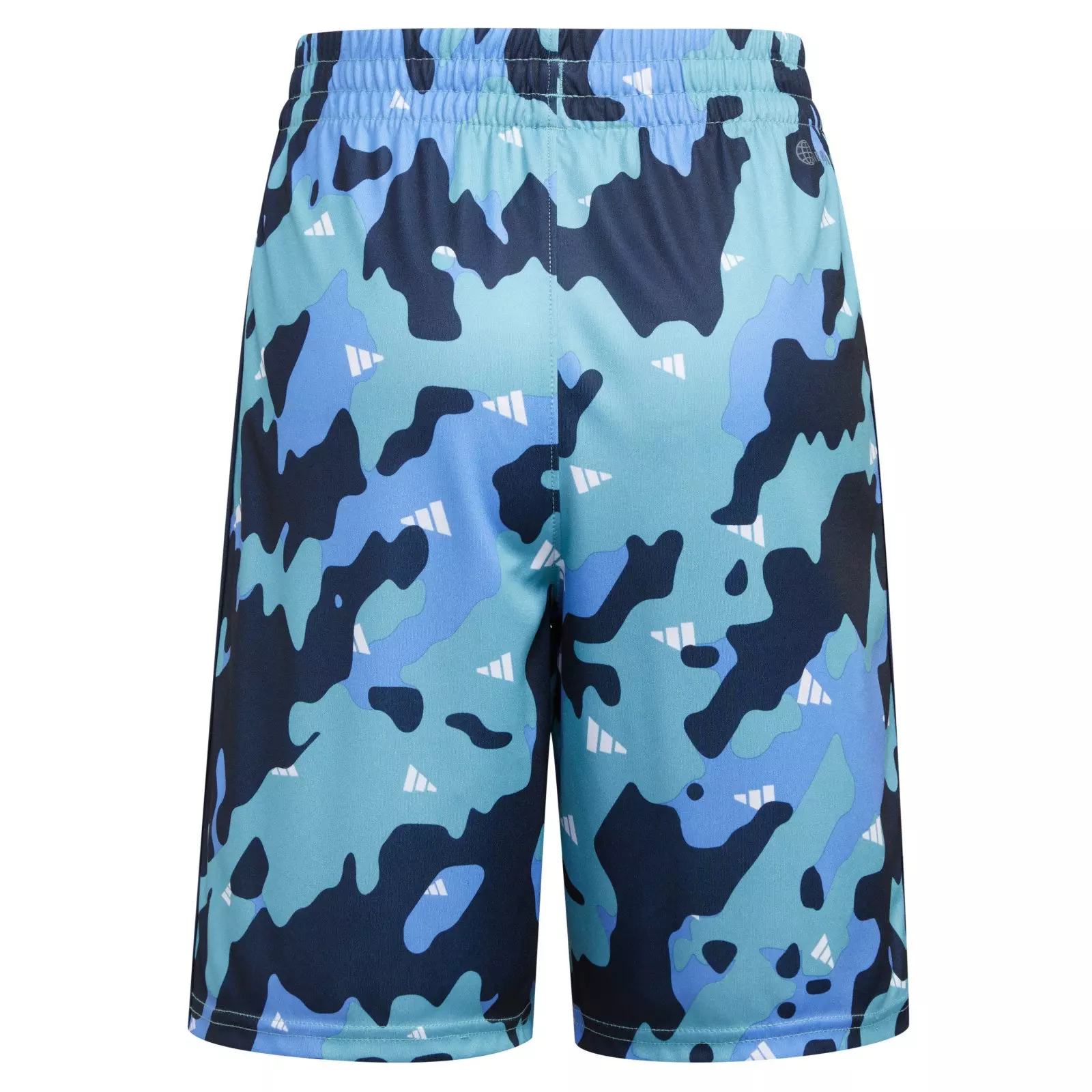 adidas Big Boys' Camo Shorts - Blue/Black - BLUE