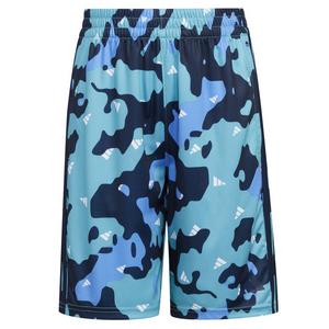 adidas Big Boys' Camo Shorts - Blue/Black