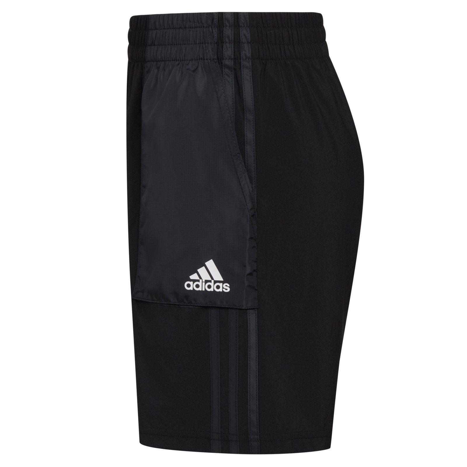 adidas Big Boys' Escape Woven Short - BLACK Thumbnail View 3