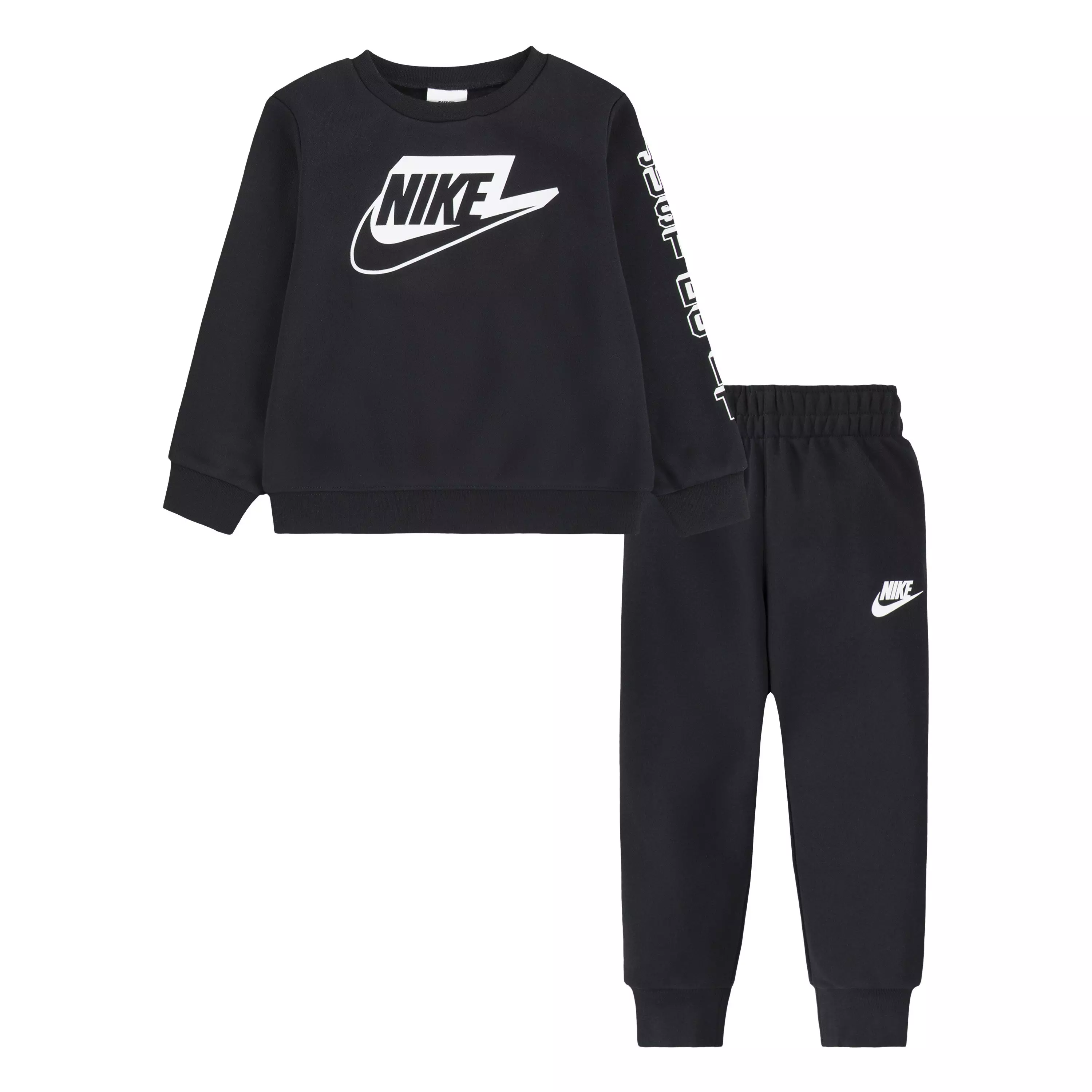 Nike Toddler Boys' Sportswear Club Seasonal Fleece Set - BLACK