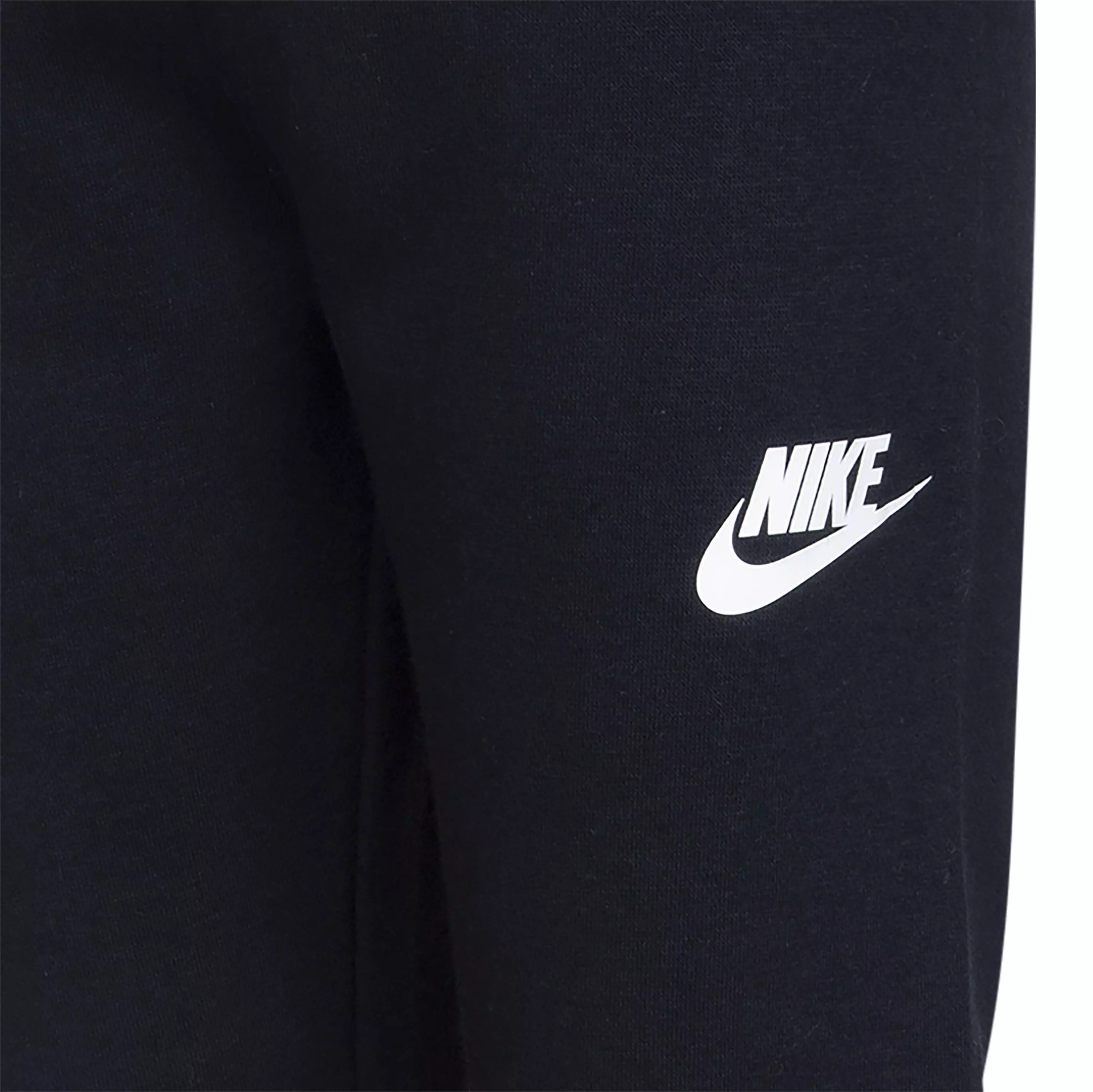 Nike Little Boys' Sportswear Club Seasonal Fleece Hoodie Set - BLACK/WHITE