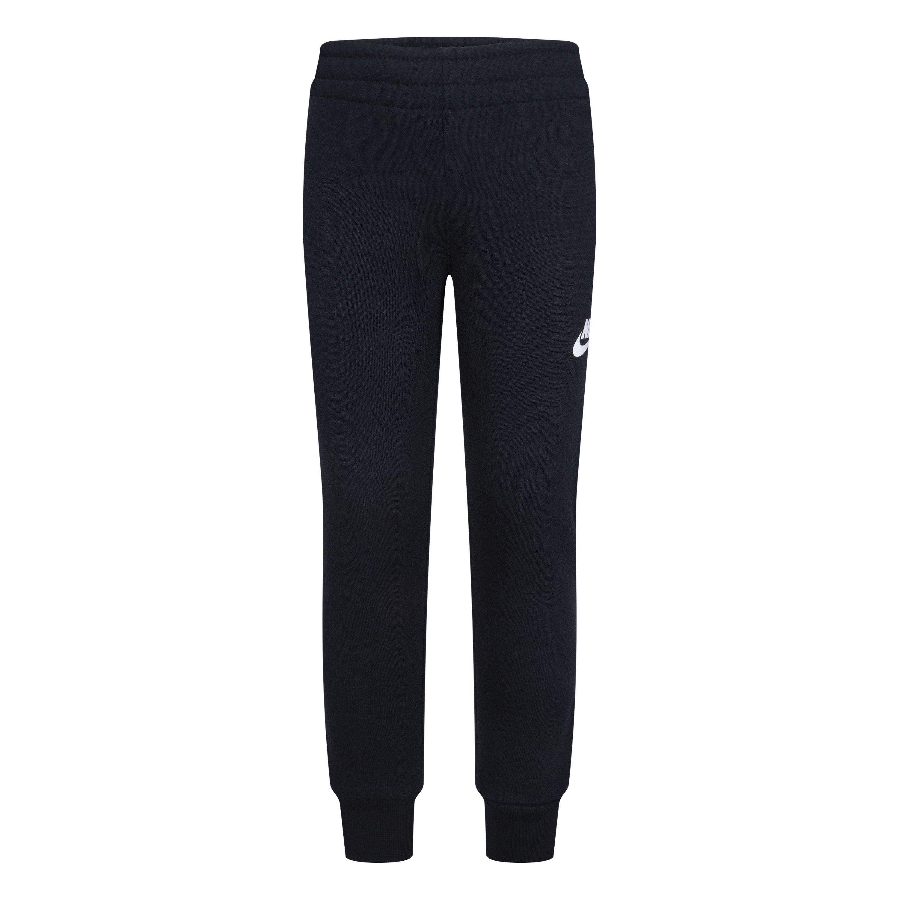 Nike Little Boys' Sportswear Club Seasonal Fleece Hoodie Set - BLACK/WHITE Thumbnail View 6