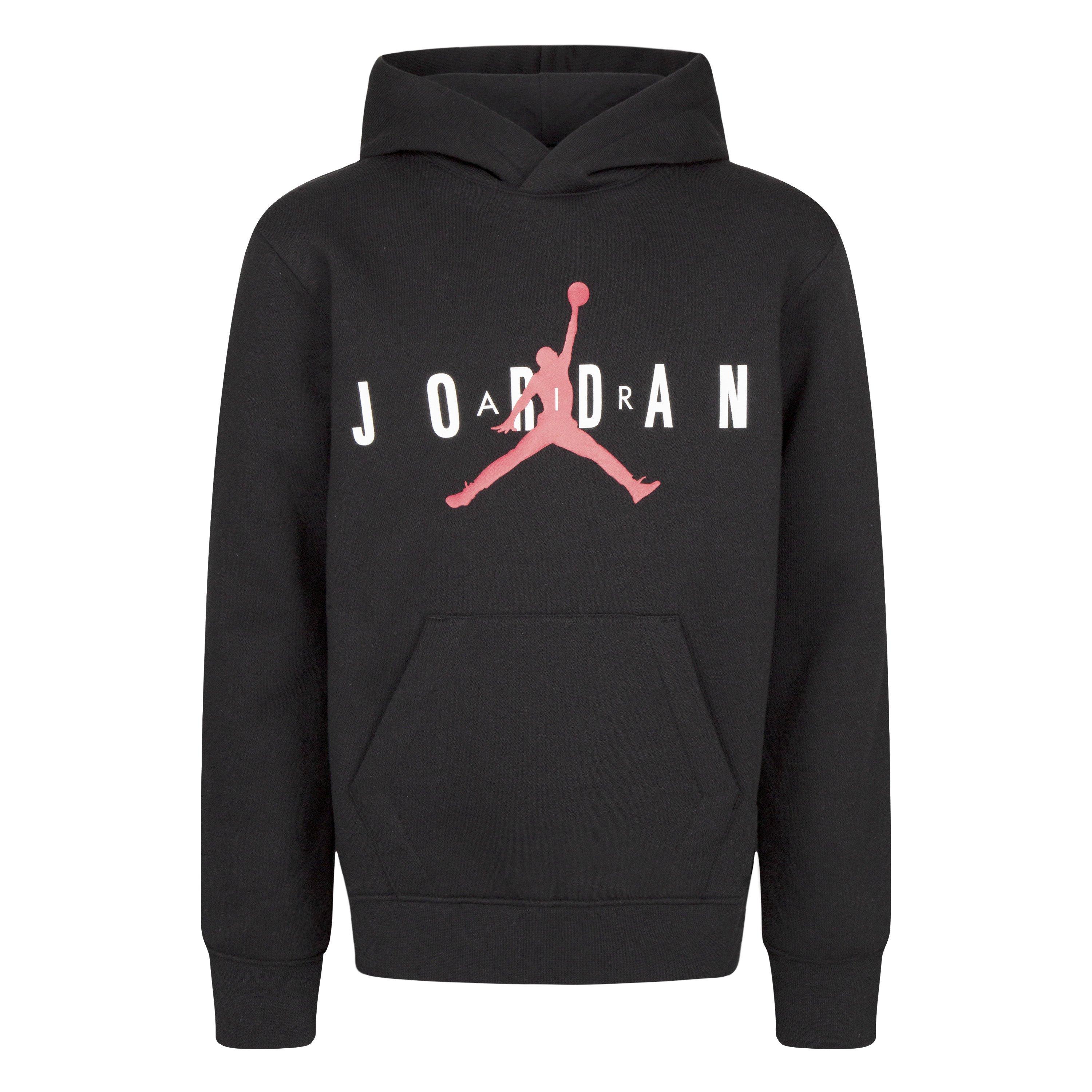 Red black jordan discount hoodie