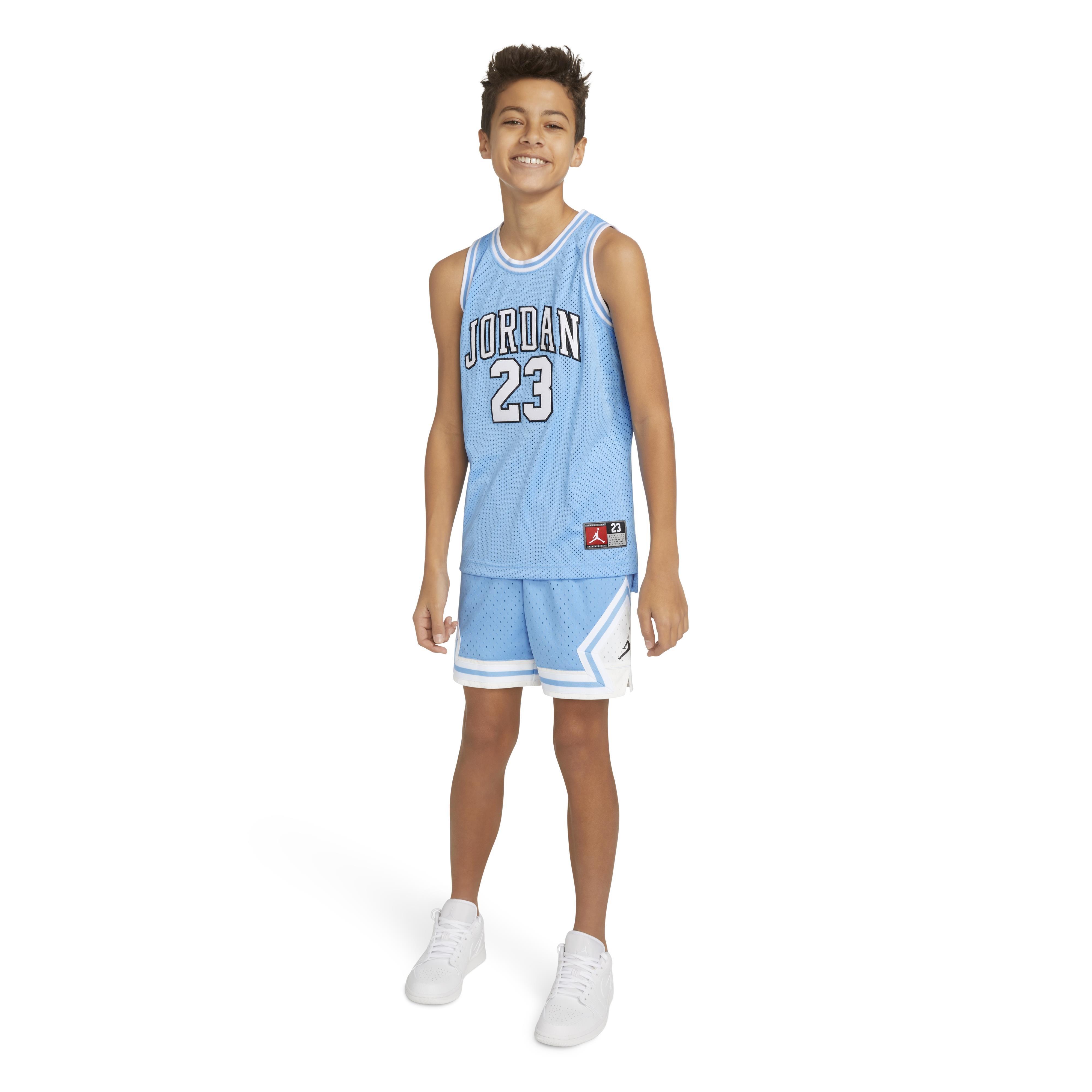 Jordan Kids' 23 Jersey, Boys', Large, White