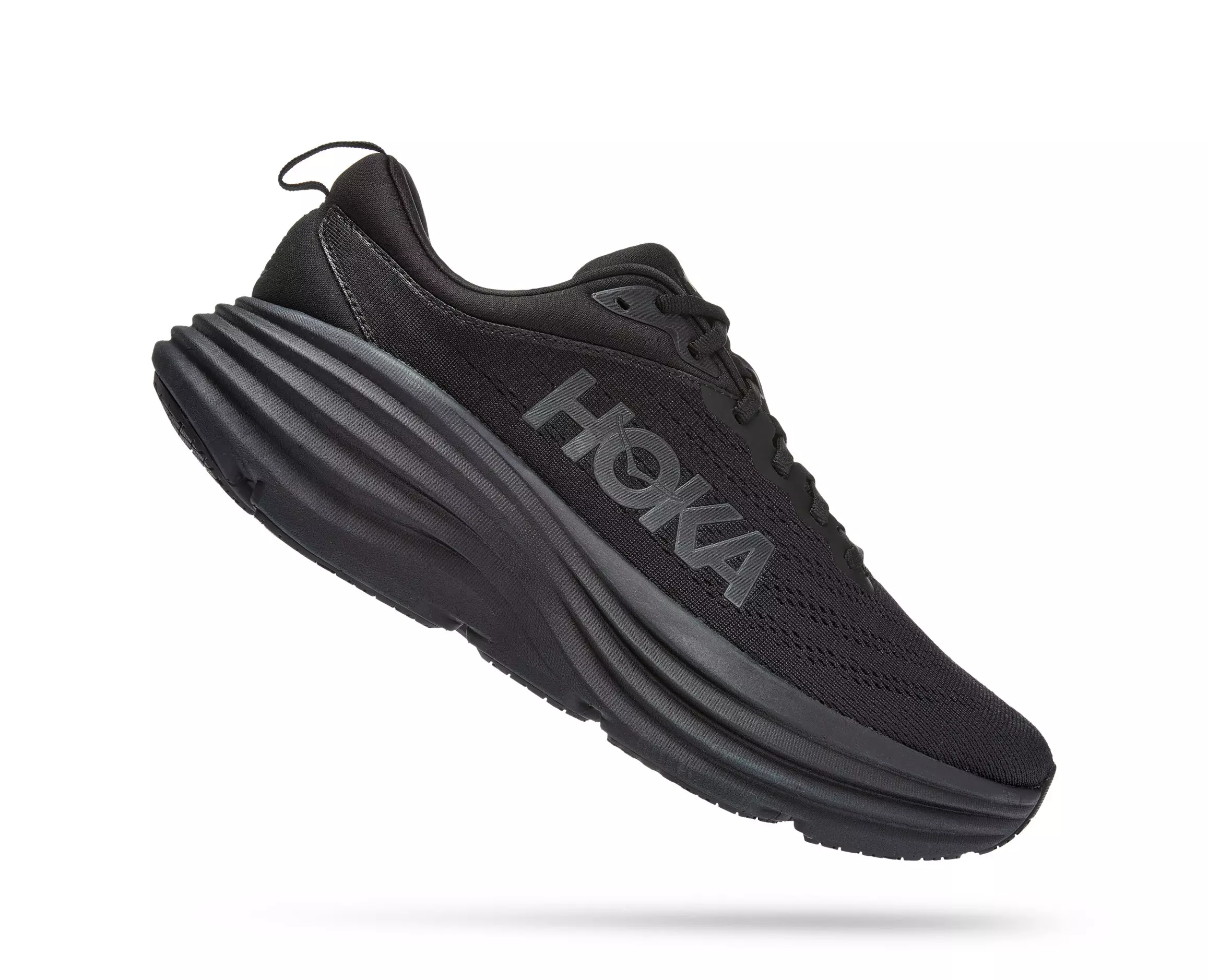 Hoka Bondi 8 Wide "Black" Men's Running Shoe - BLACK