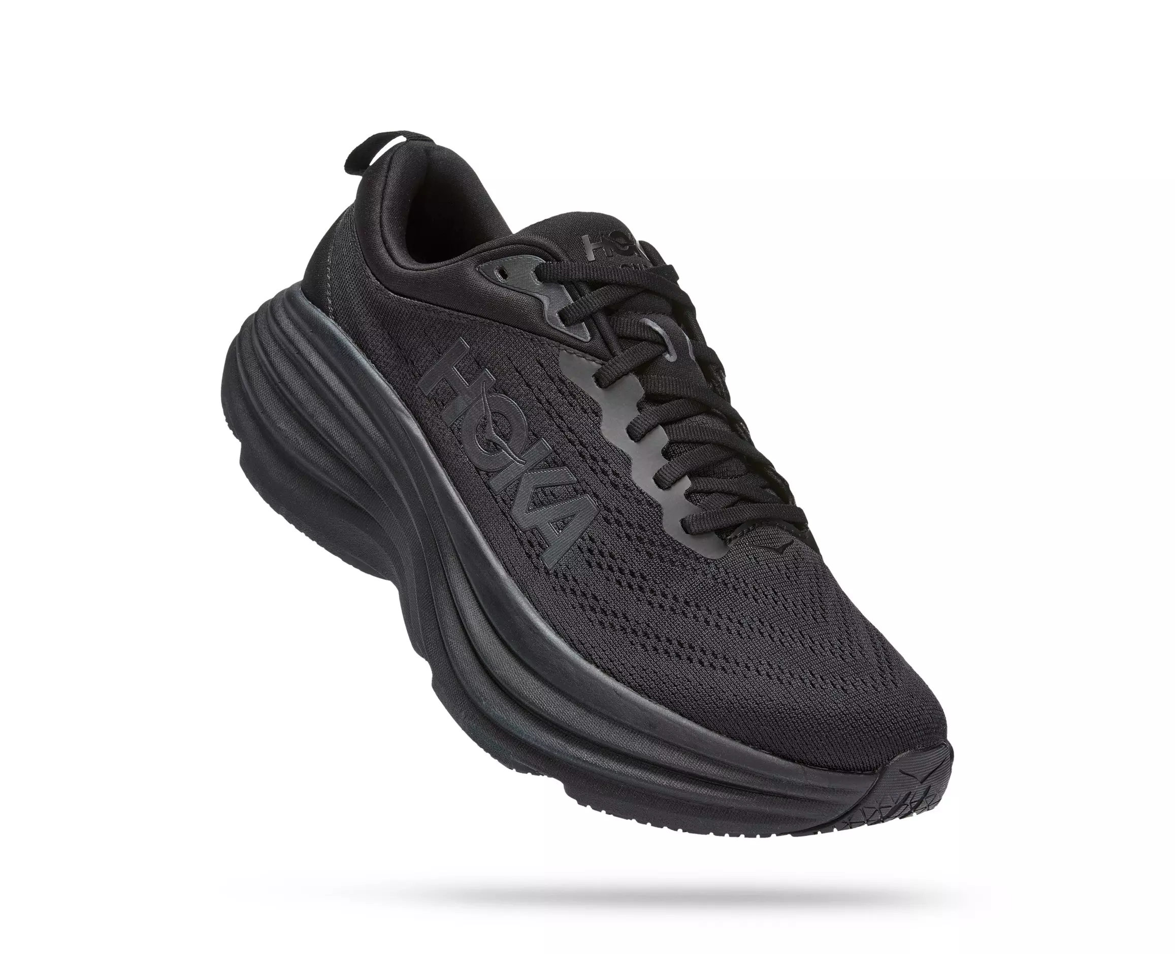 Hoka Bondi 8 Wide "Black" Men's Running Shoe - BLACK