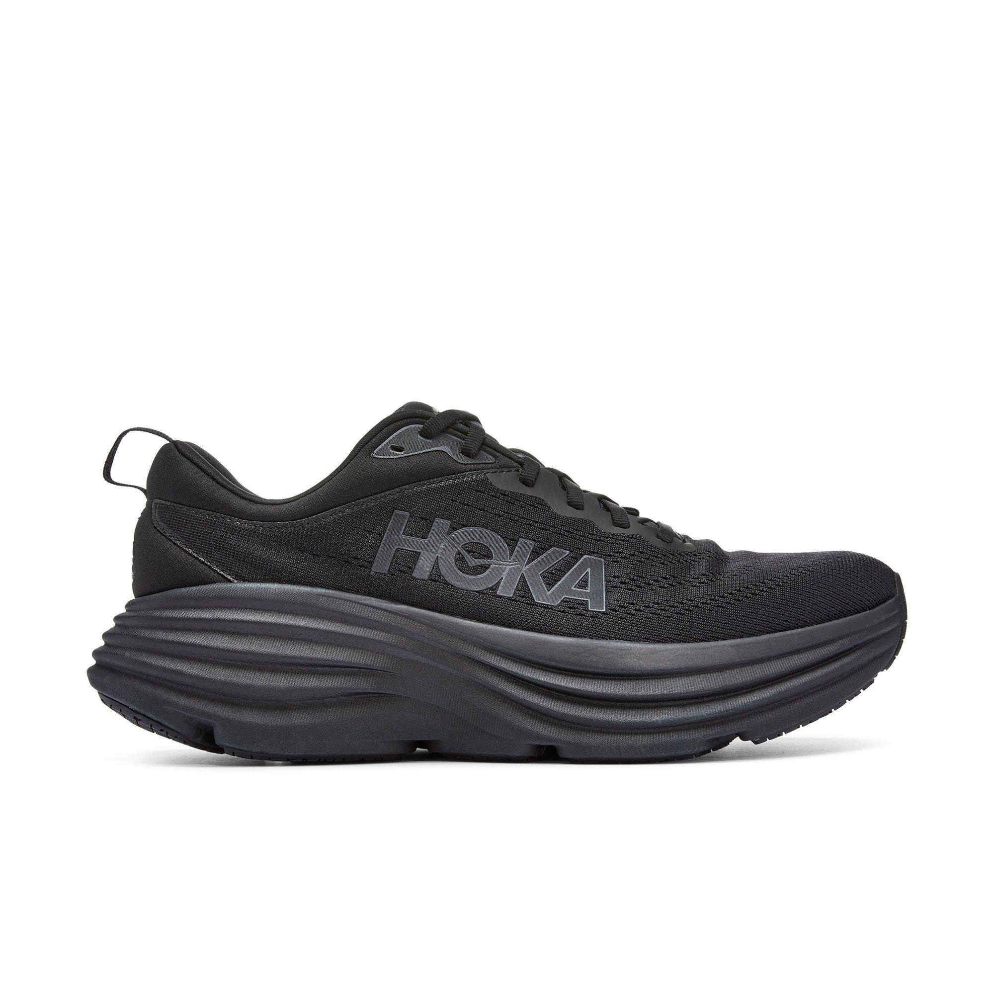 Hoka Bondi 8 Wide "Black" Men's Running Shoe - BLACK Thumbnail View 1