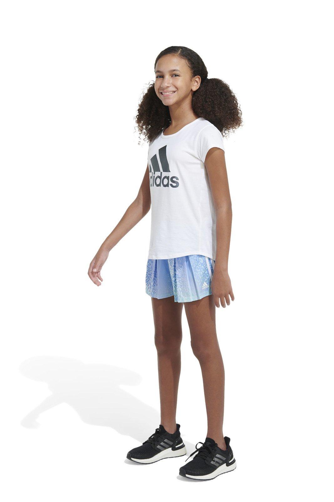 adidas Big Girls' Printed Pleat Dance Shorts