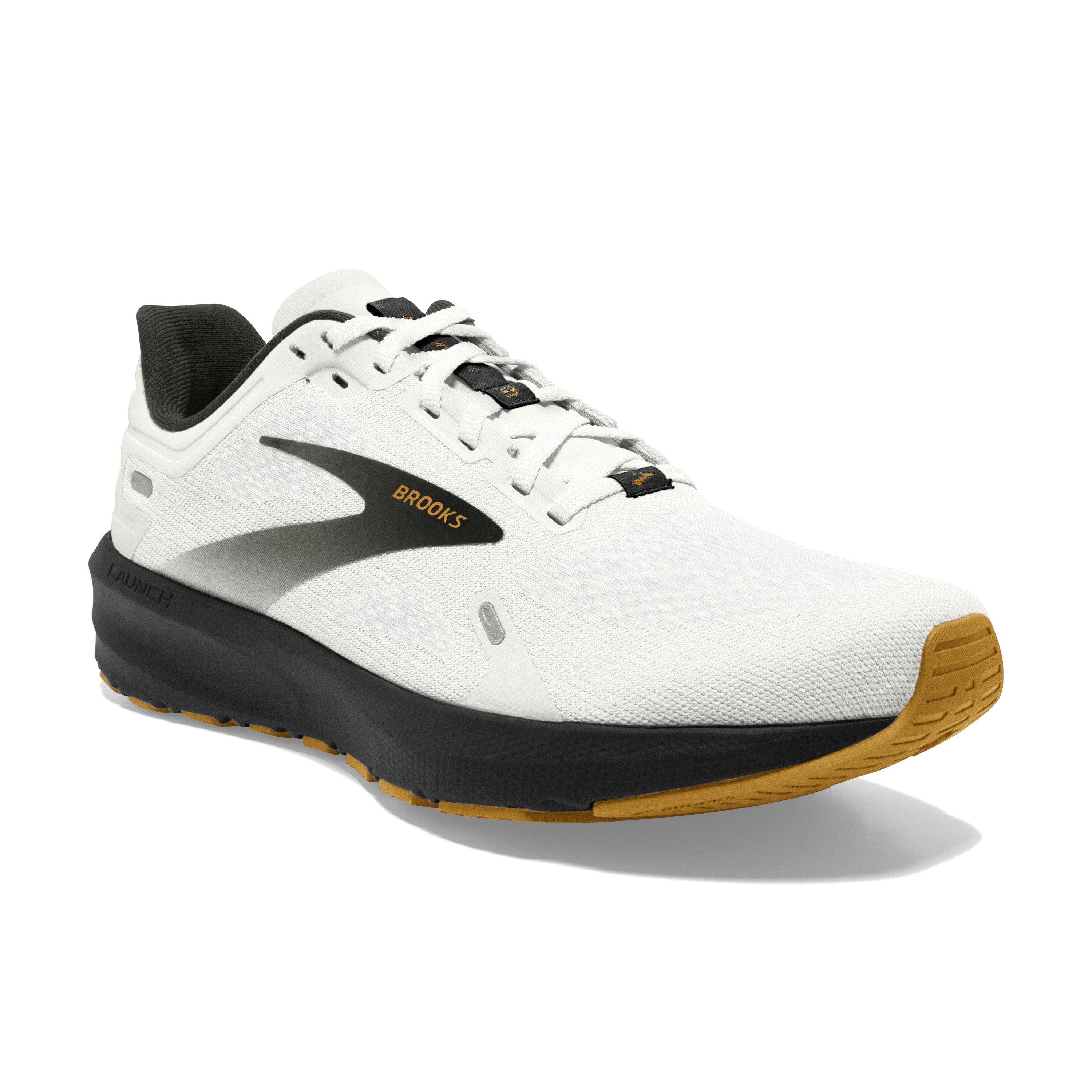 Brooks Launch 9 White/Black/Gum Men's Running Shoe - Hibbett