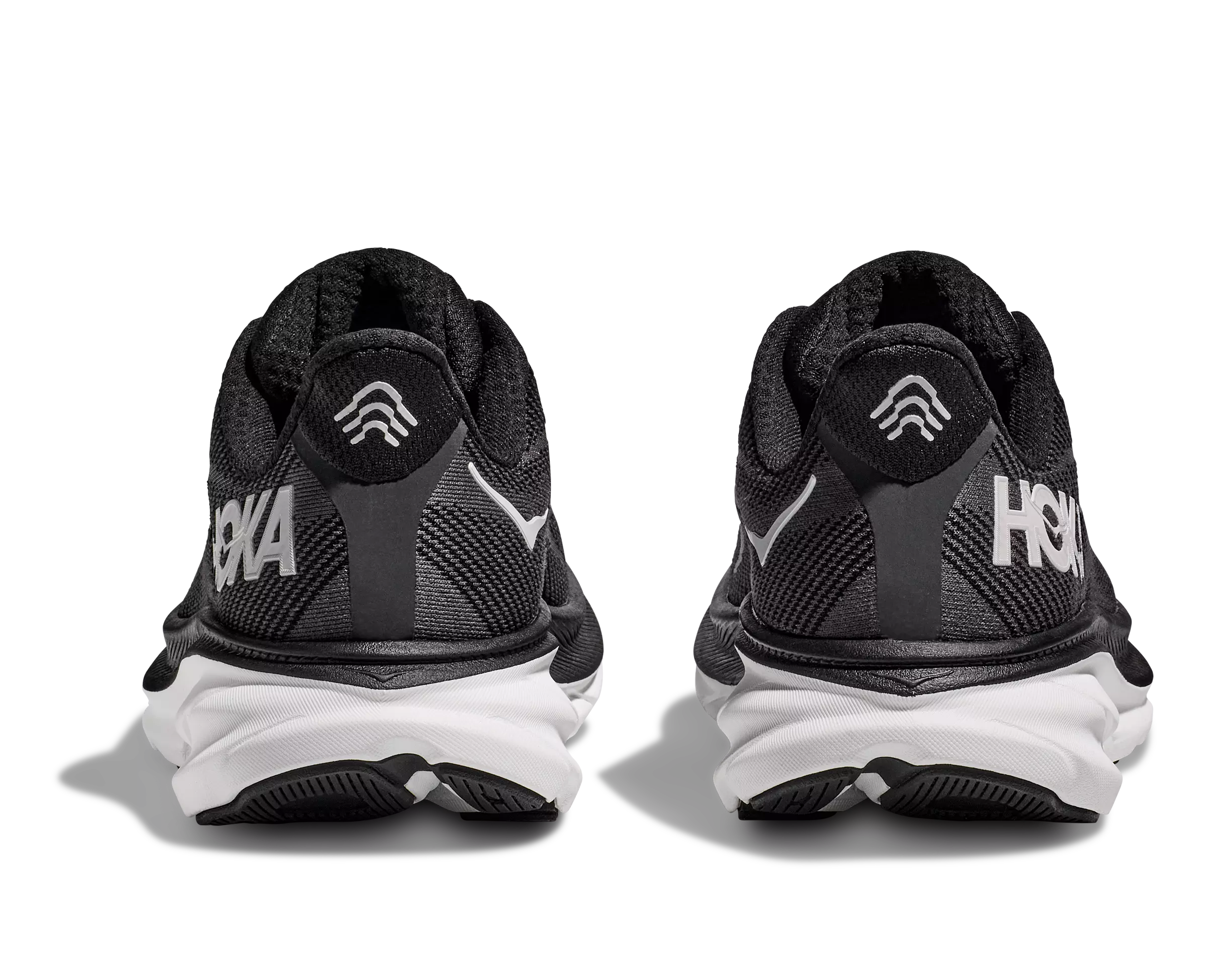 Hoka Clifton 9 "Black/White" Women's Running Shoe - BLACK/WHITE