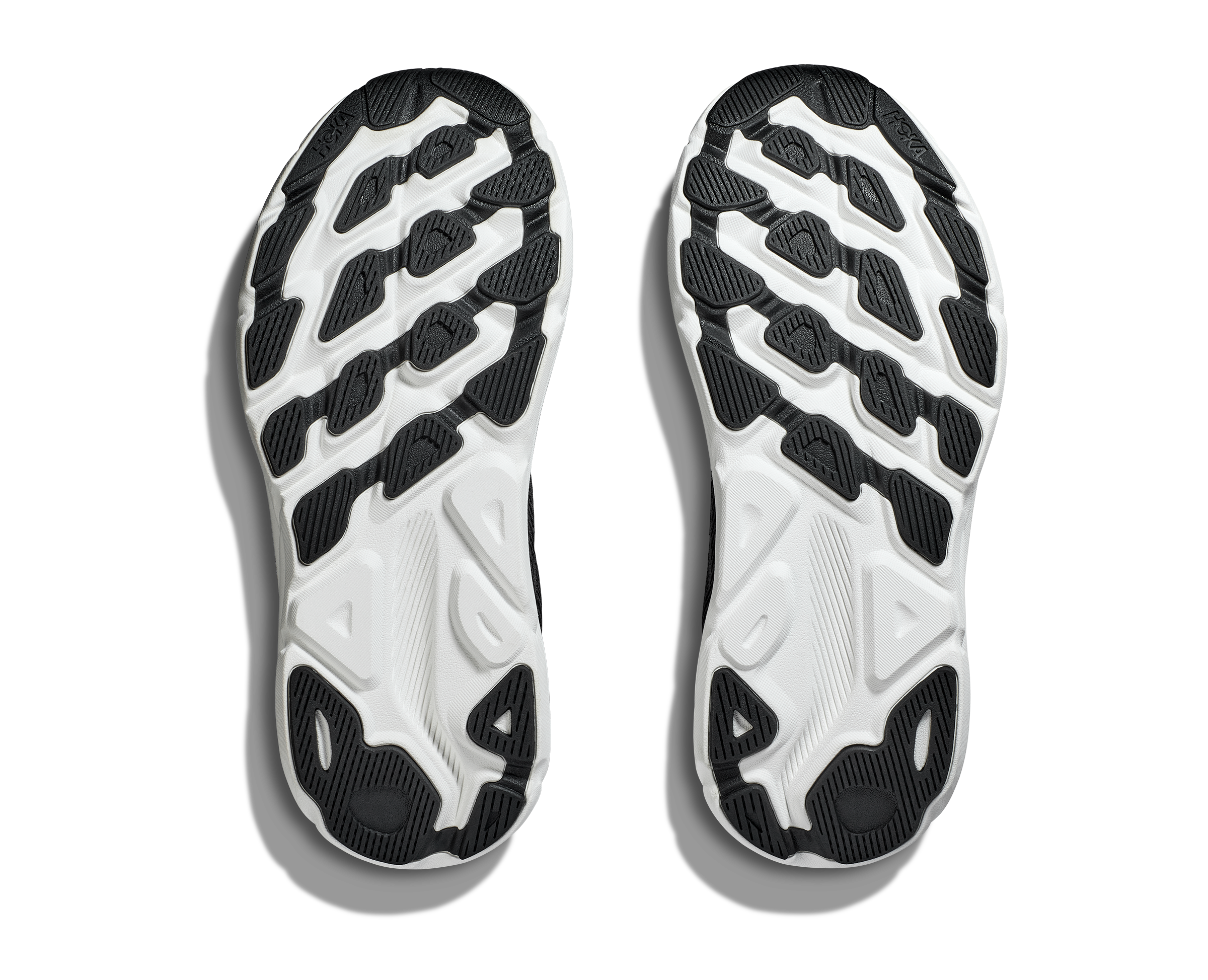 Hoka Clifton 9 "Black/White" Women's Running Shoe - BLACK/WHITE Thumbnail View 8