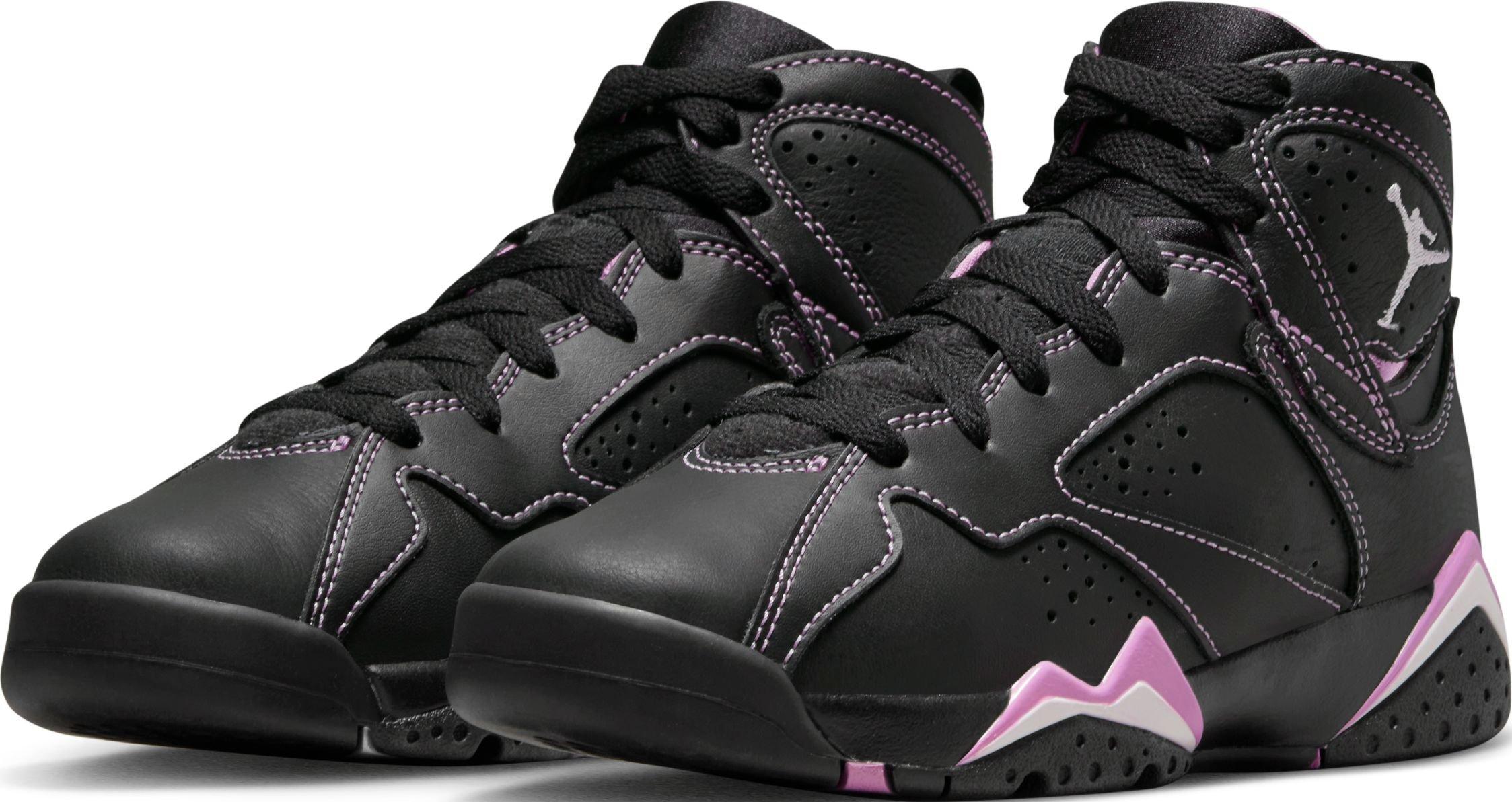 Jordan 7 best sale black and pink