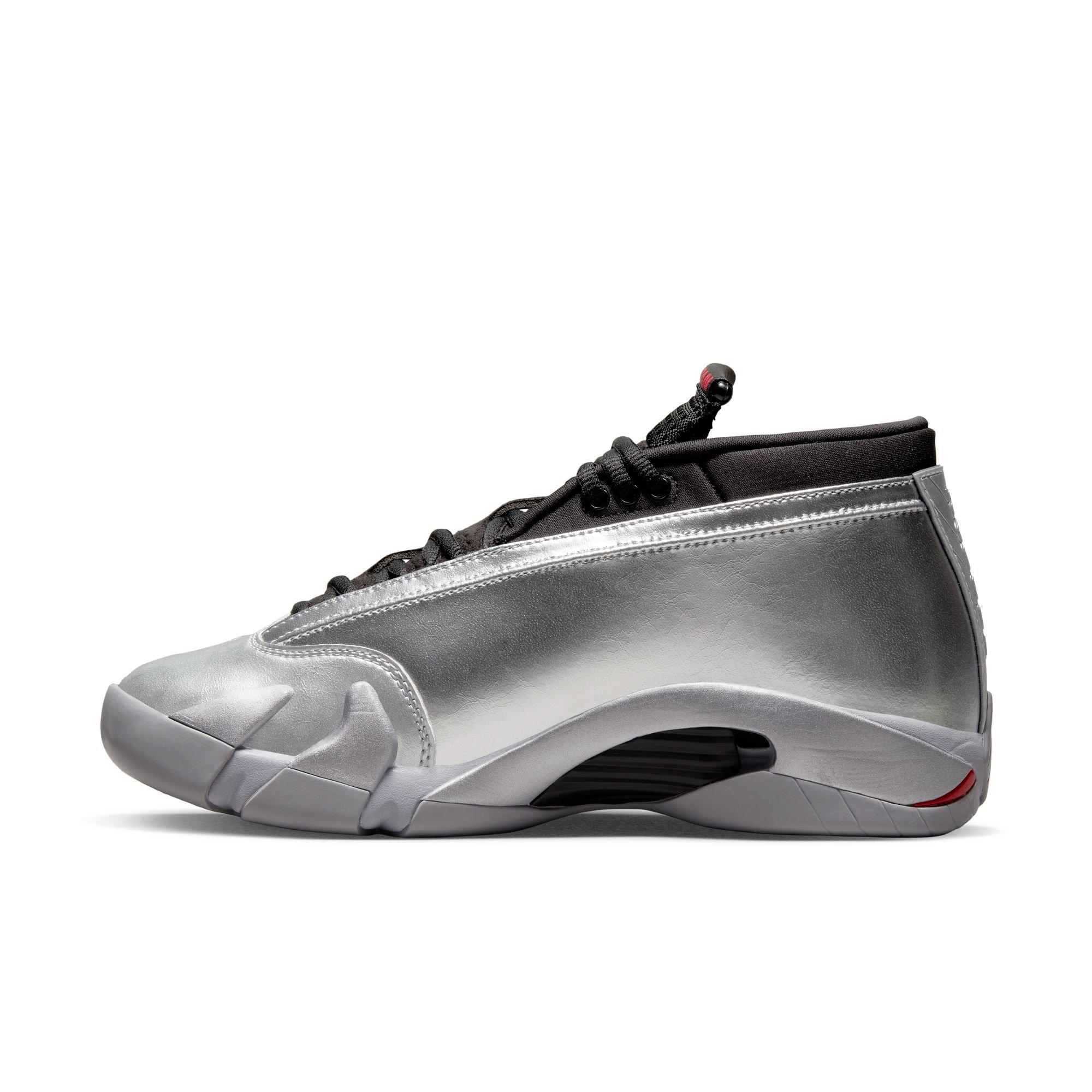 Jordan 14 Retro Low Metallic Silver Women s Shoe Hibbett