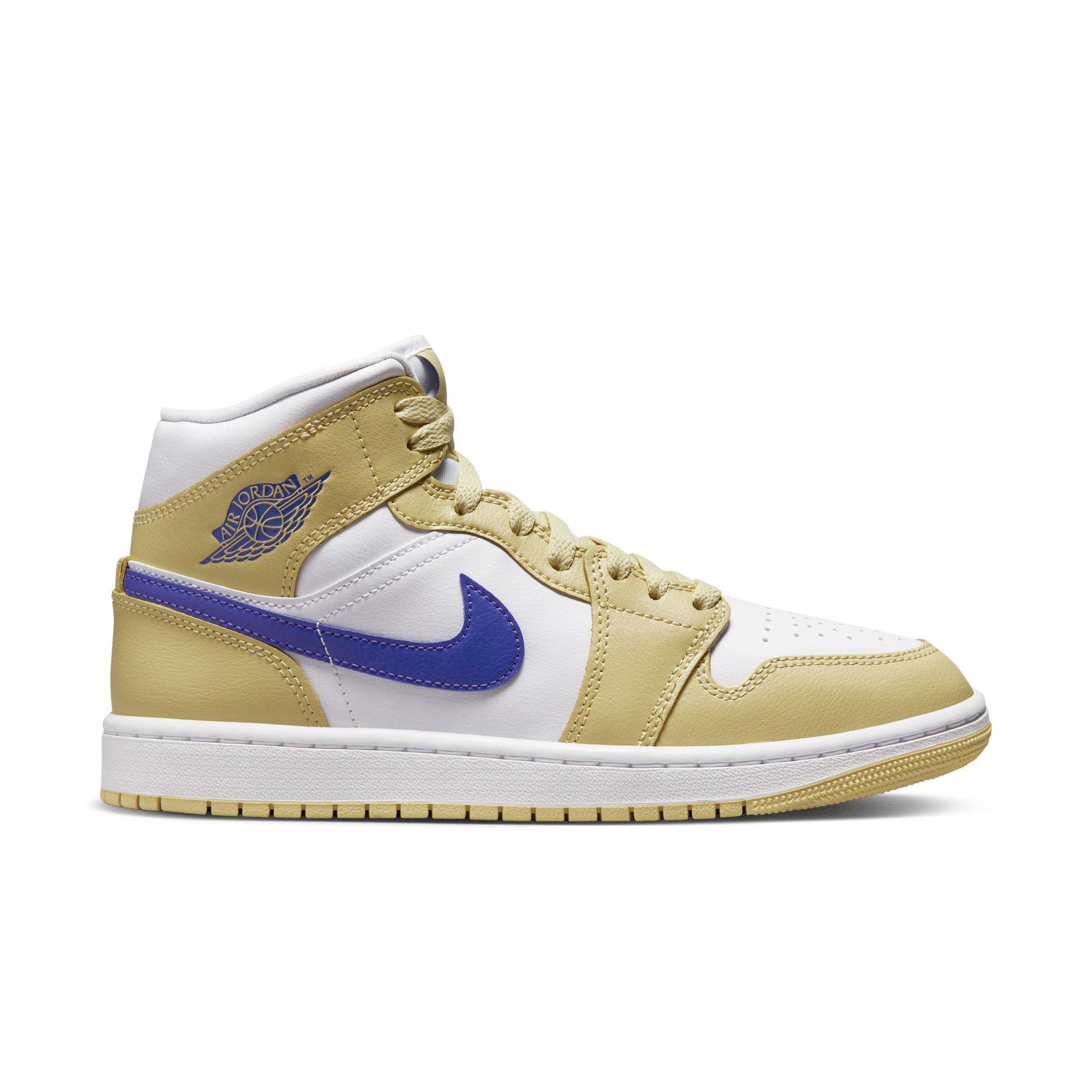 Yellow Air Jordan 1 Retro Shoes