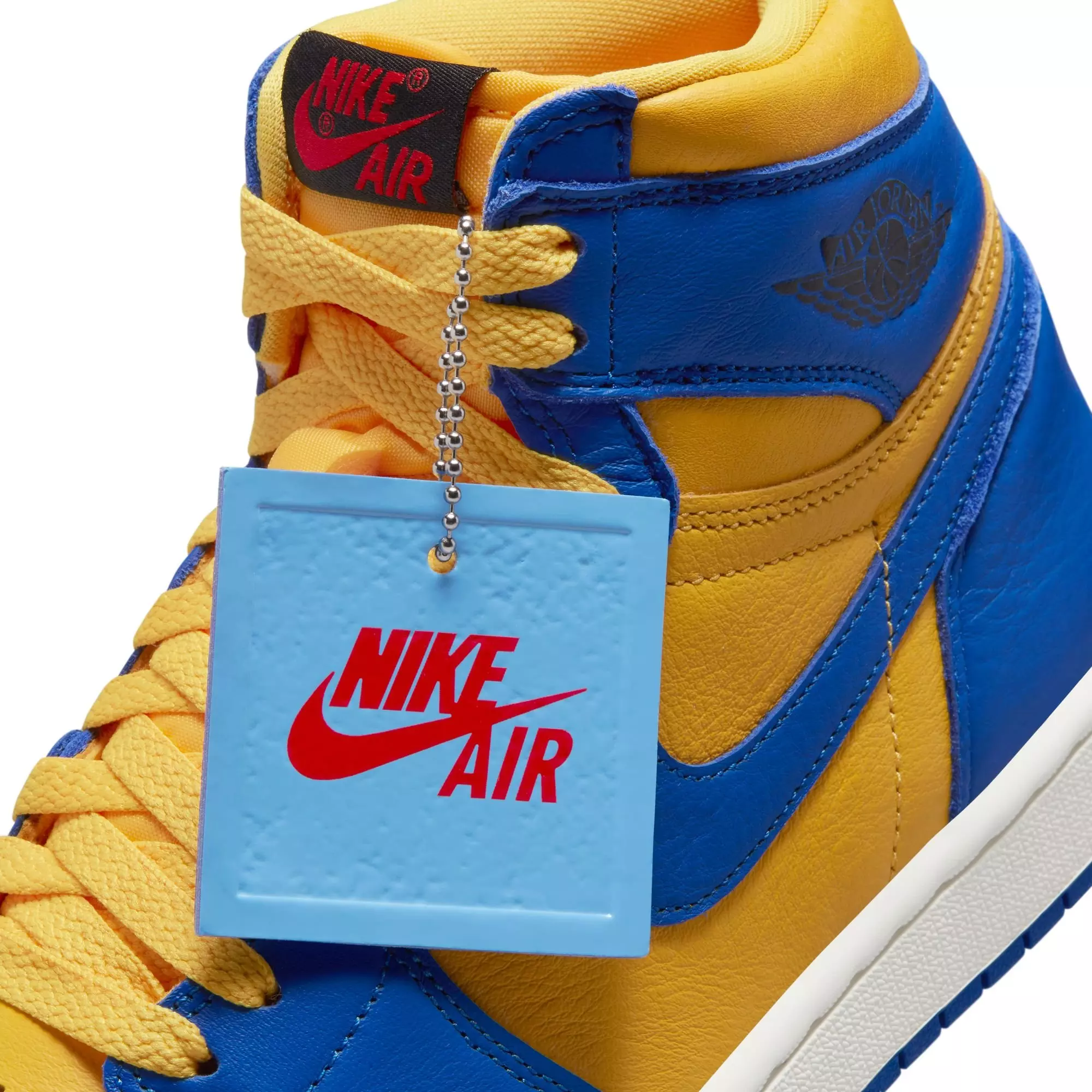 Jordan 1 Retro High OG "Game Royal & Victory Maze" Women's Shoe - Varsity Maize/Game Royal/Sail