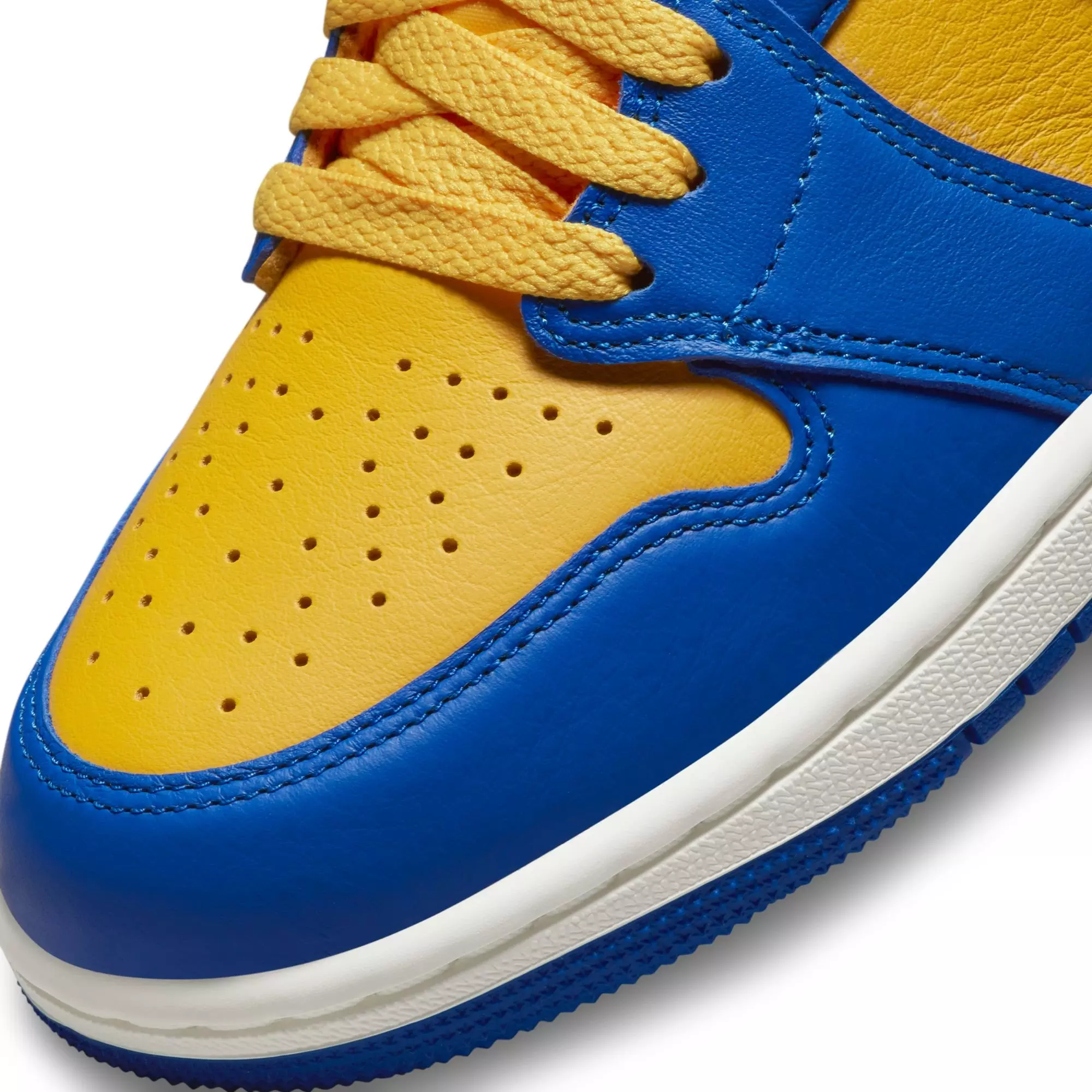 Jordan 1 Retro High OG "Game Royal & Victory Maze" Women's Shoe - Varsity Maize/Game Royal/Sail