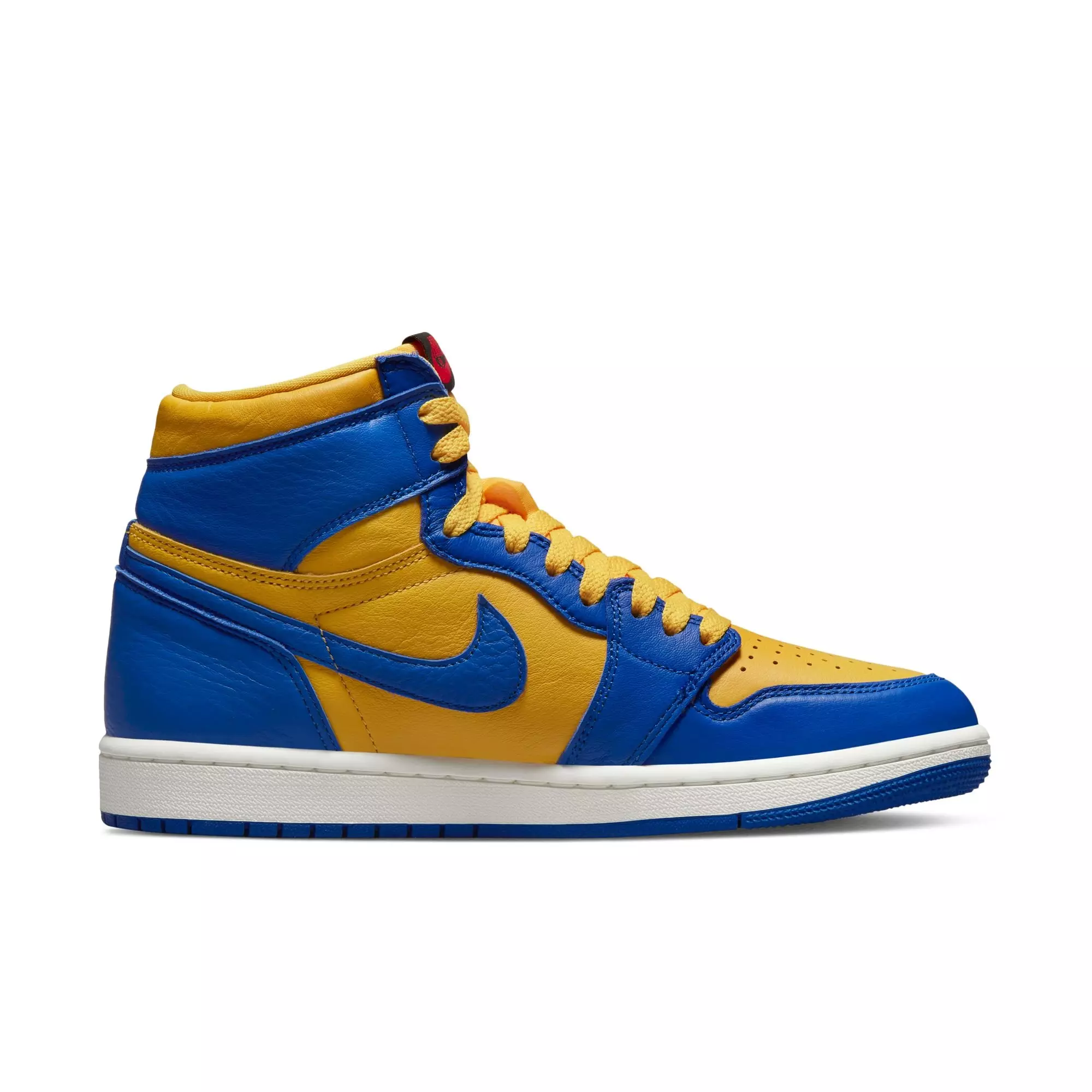 Jordan 1 Retro High OG "Game Royal & Victory Maze" Women's Shoe - Varsity Maize/Game Royal/Sail