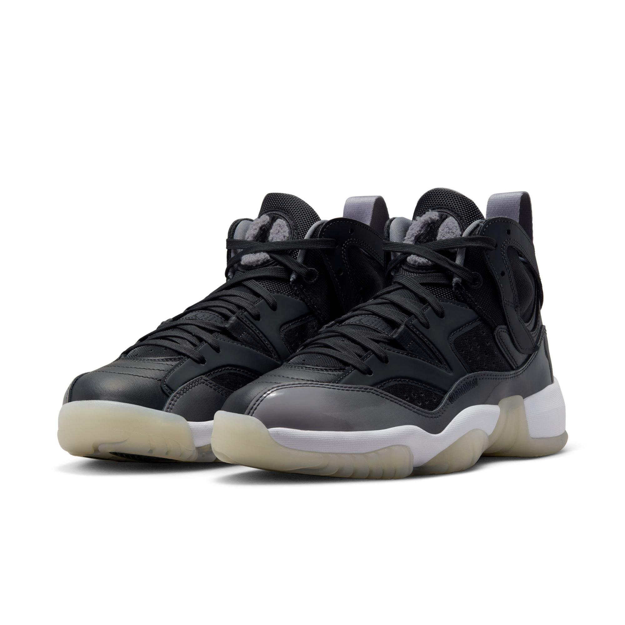 Jordan Jumpman Two Trey "Anthracite/Black/Cement Grey/White" Women's Shoe - BLACK/GREY Thumbnail View 6