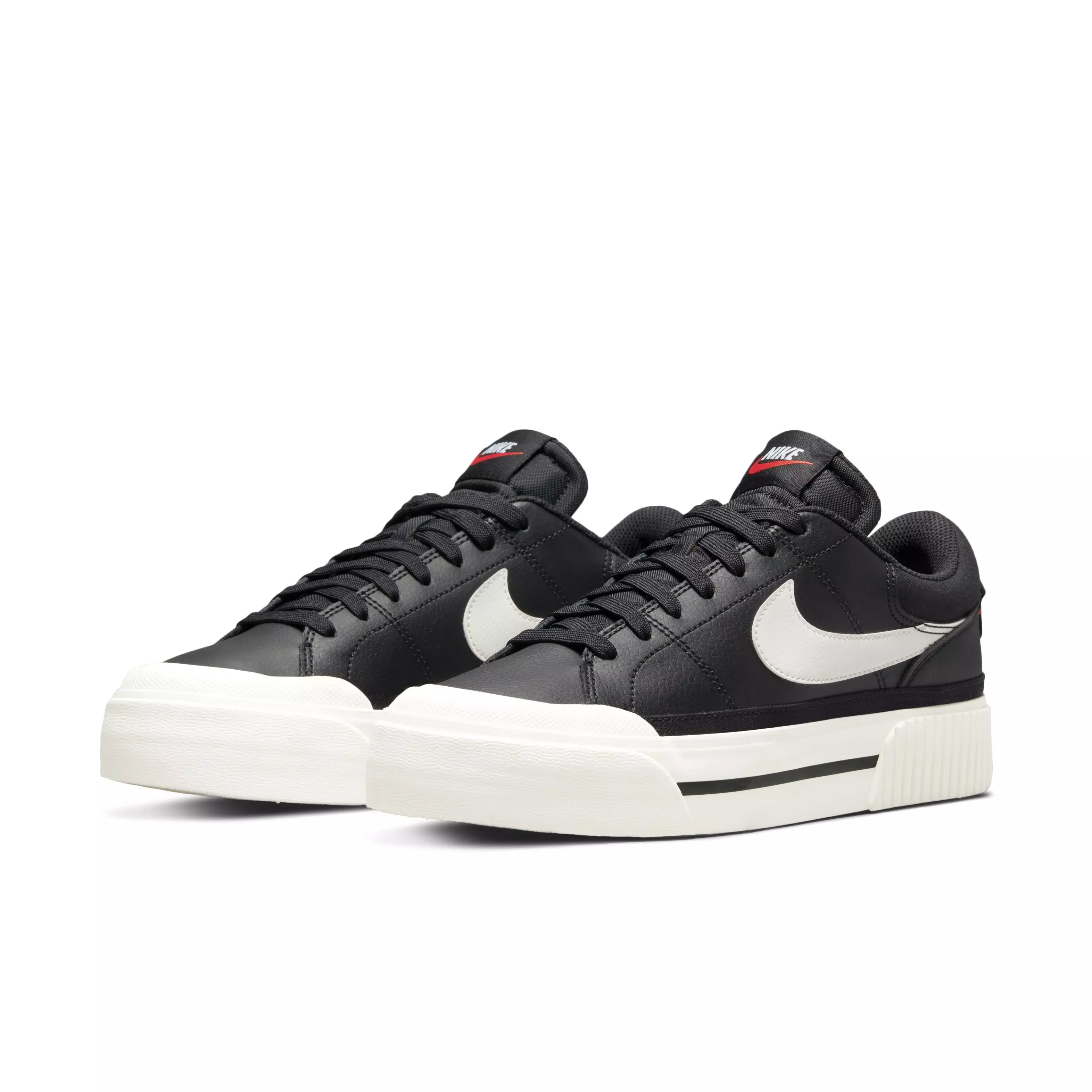 Nike Court Legacy Lift "Black/White" Women's Shoe - BLACK/WHITE