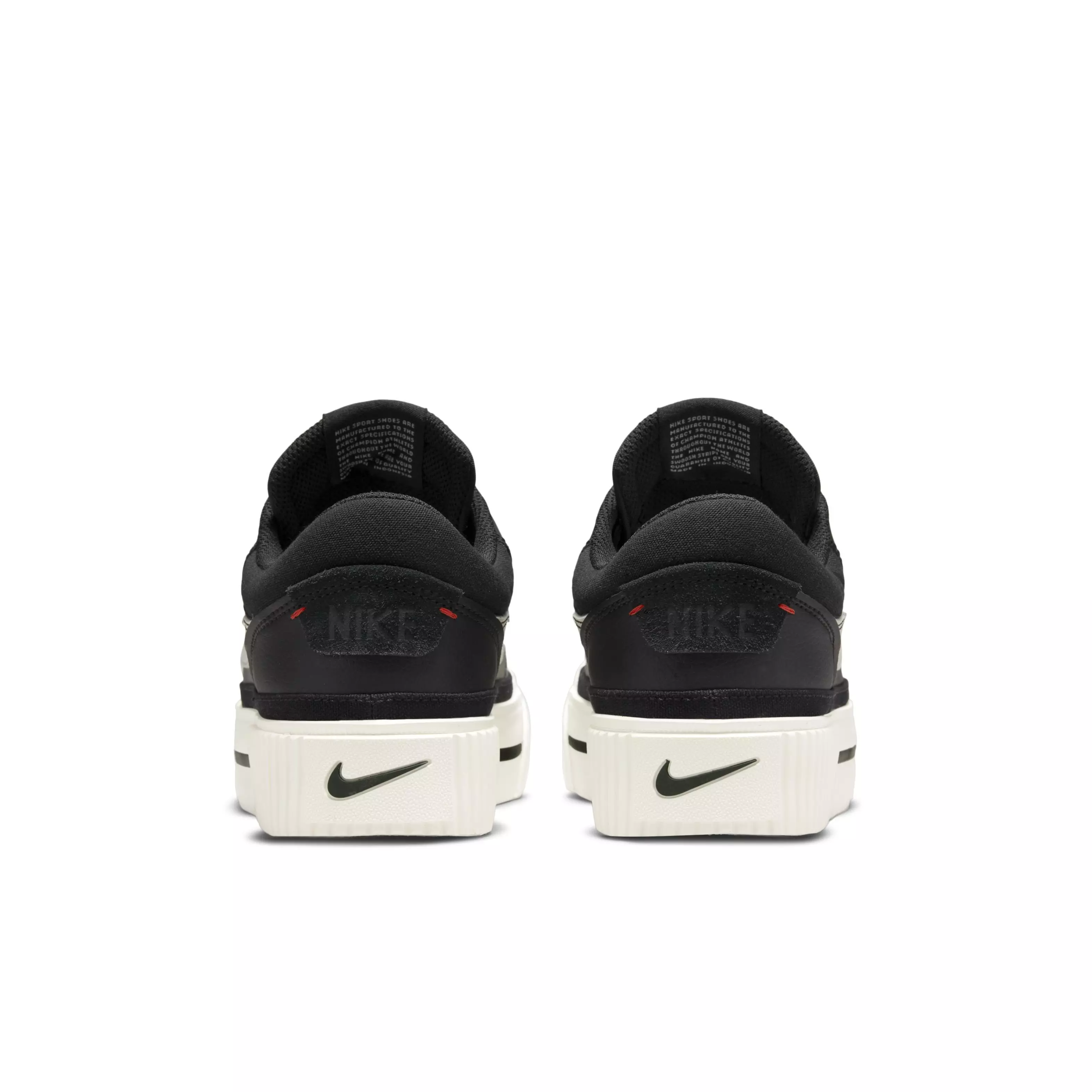 Nike Court Legacy Lift "Black/White" Women's Shoe - BLACK/WHITE