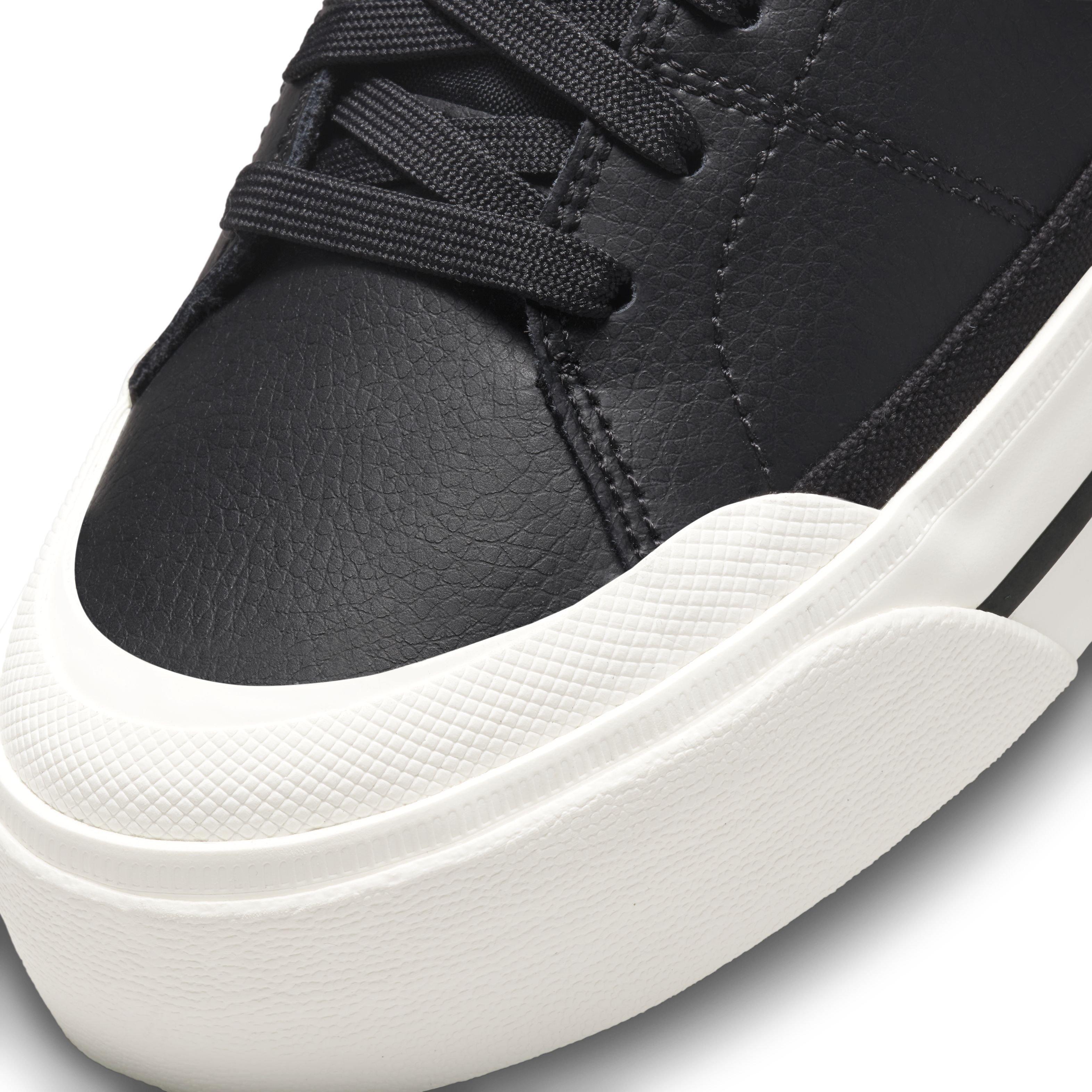 Nike Court Legacy Lift "Black/White" Women's Shoe - BLACK/WHITE Thumbnail View 7