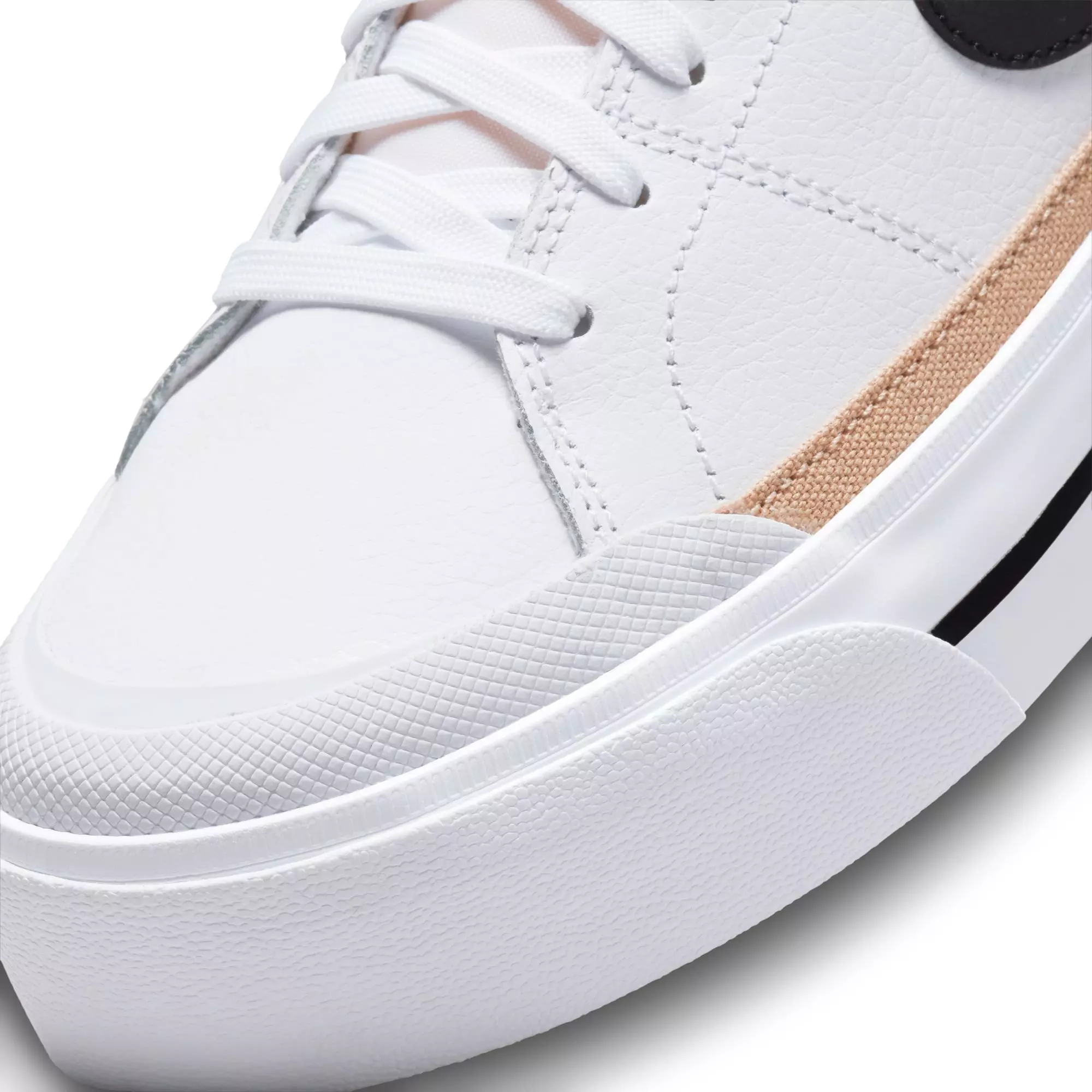 Nike Court Legacy Lift "White/Black/Hemp/Team Orange" Women's Shoe - WHITE/BLACK