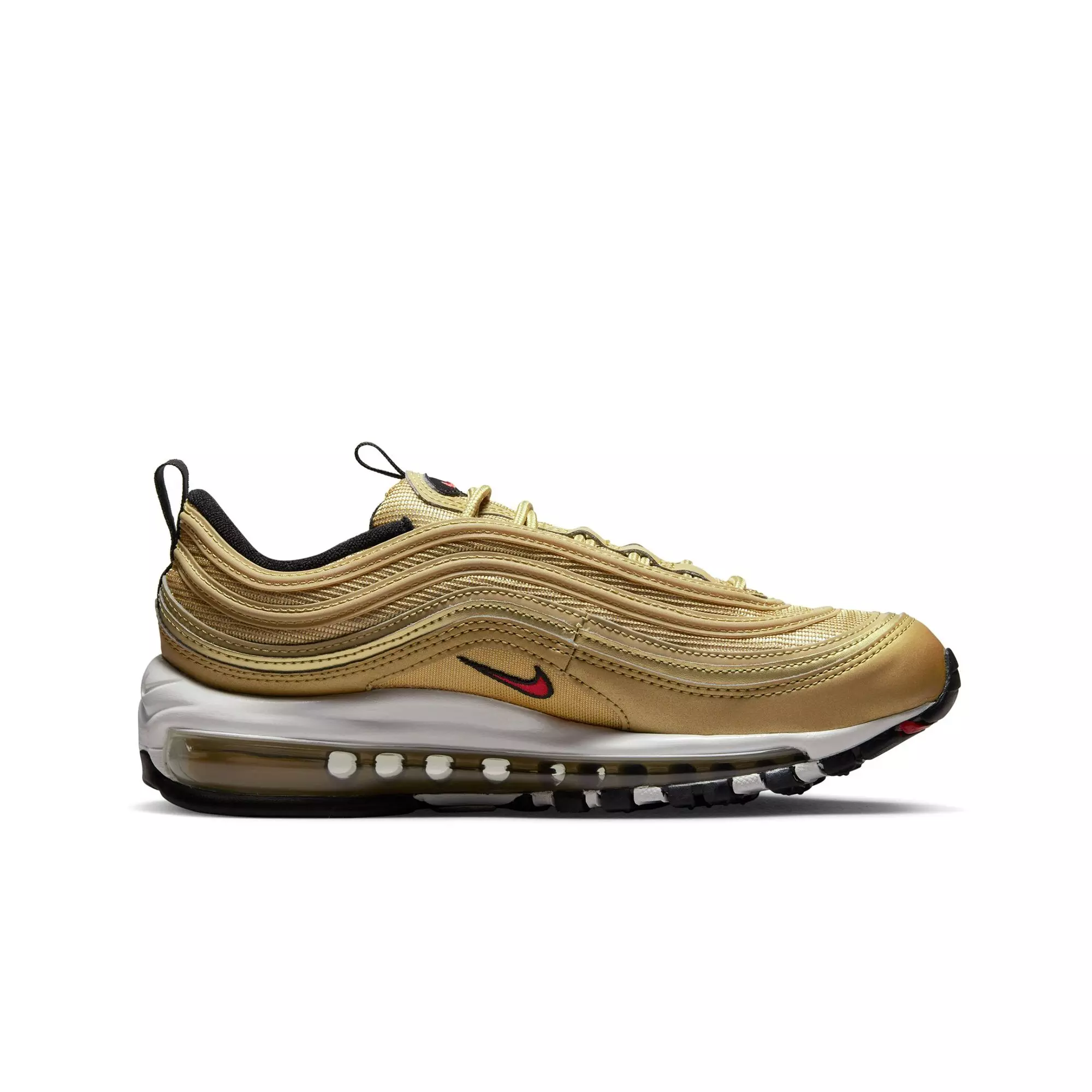 Nike Air Max 97 "Gold Bullet" Women's Shoe - METALLIC GOLD/VARSITY RED/BLACK/WHITE