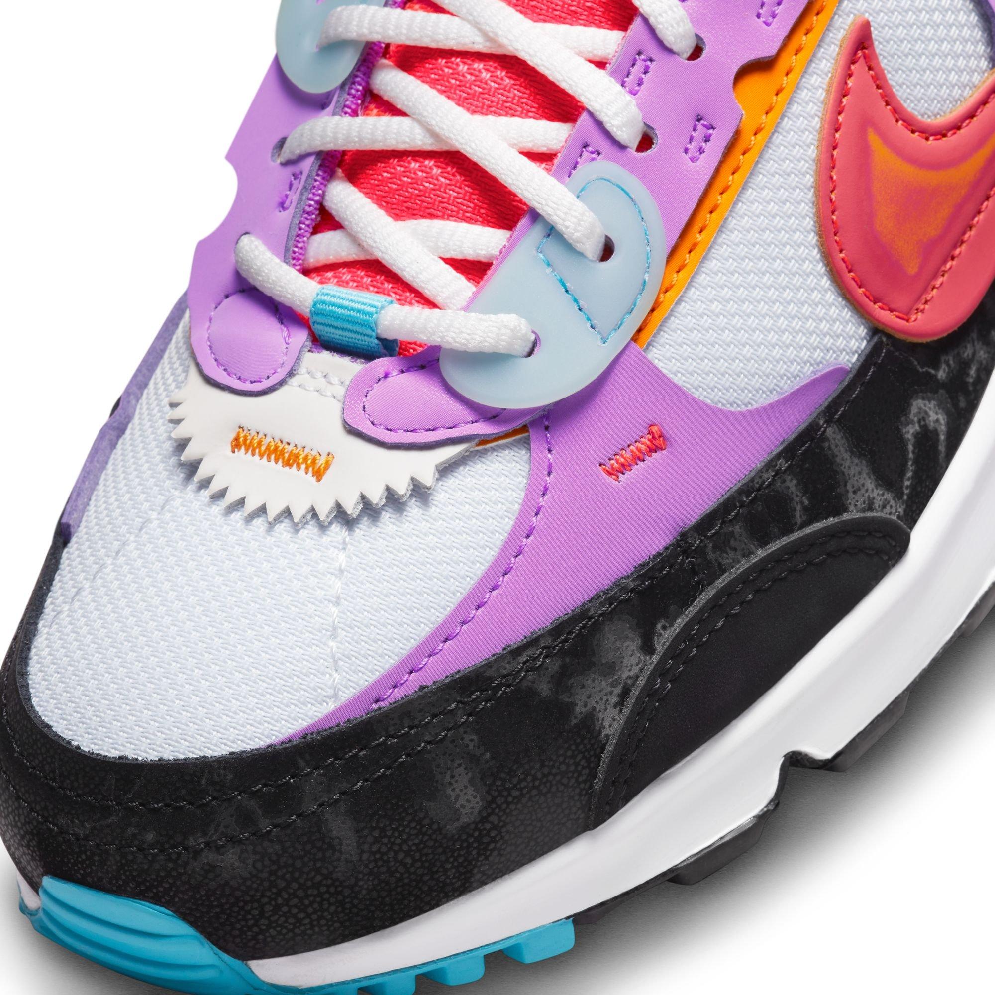 Nike Air Max 90 Futura sneakers in white and pink