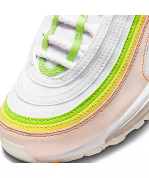 Vuelo Ropa participar Nike Air Max 97 "White/Pearl Pink/Action Green" Women's Shoe