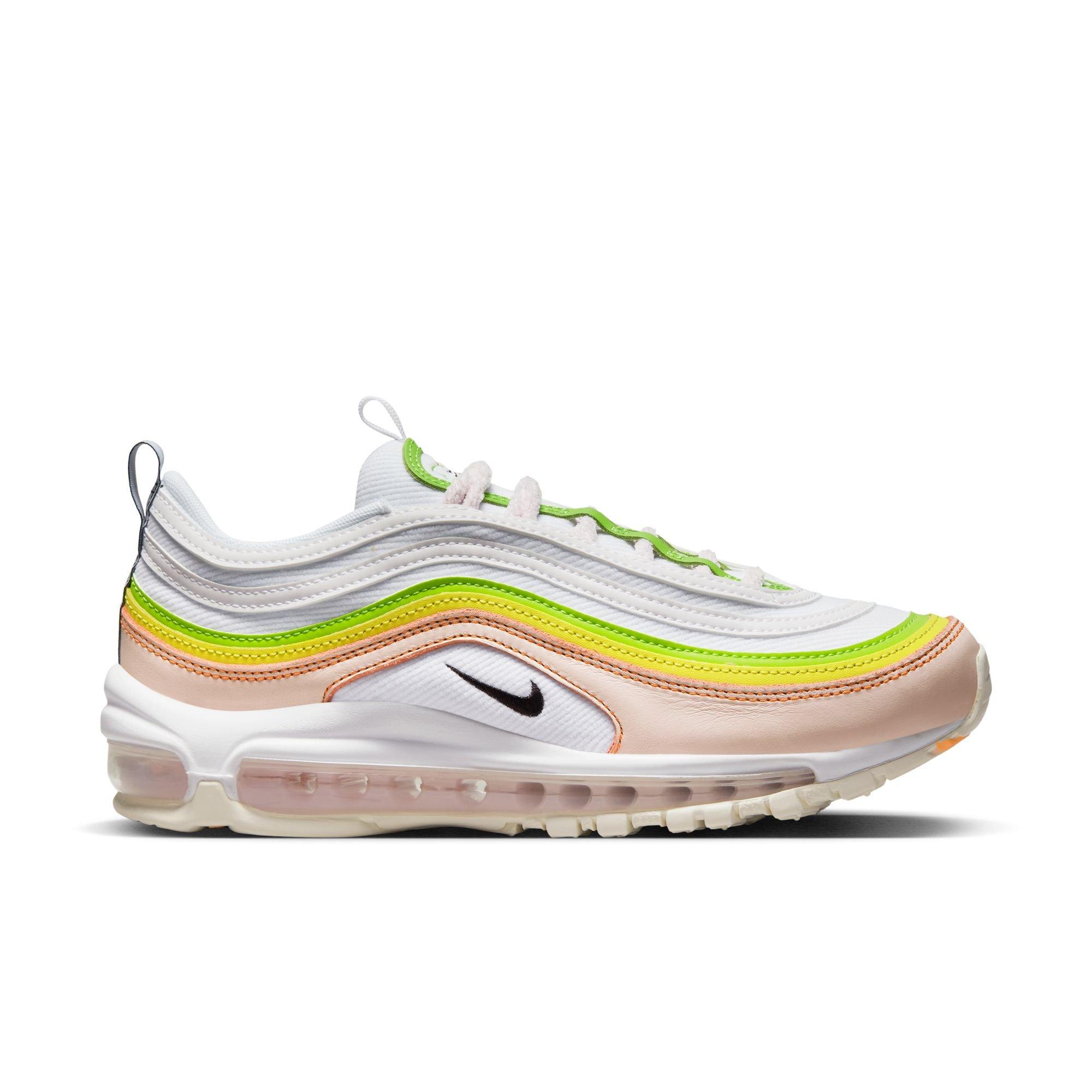 Nike Air Max 97 "White/Pearl Pink/Action Green" Women's Shoe - BLACK/PINK/WHITE Thumbnail View 1