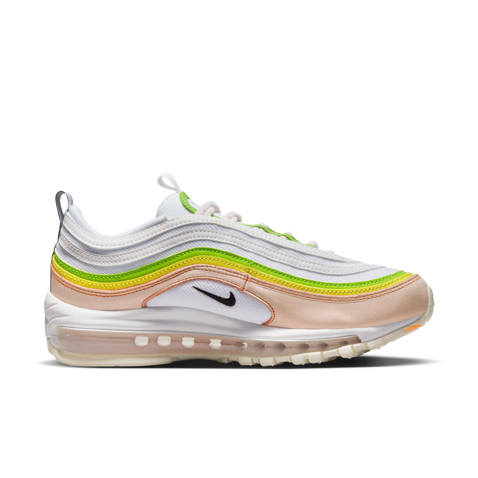 Nike Air Max 97 "White/Pearl Pink/Action Green" Women's Shoe - BLACK/PINK/WHITE Thumbnail View 2