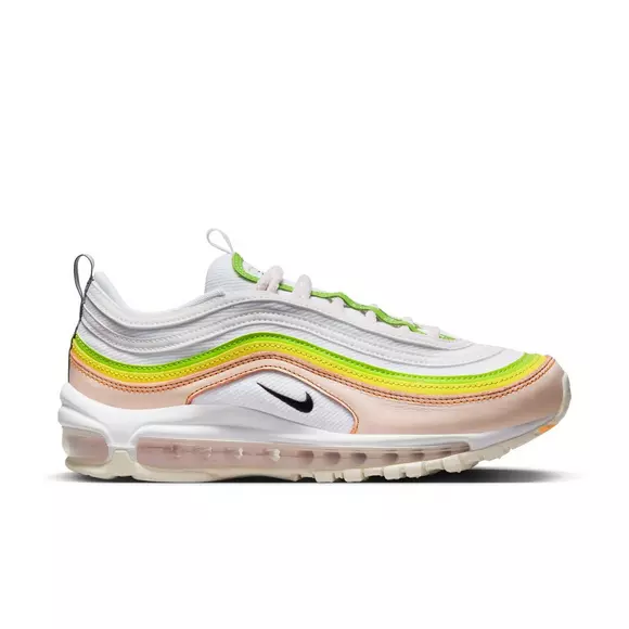 Vuelo Ropa participar Nike Air Max 97 "White/Pearl Pink/Action Green" Women's Shoe