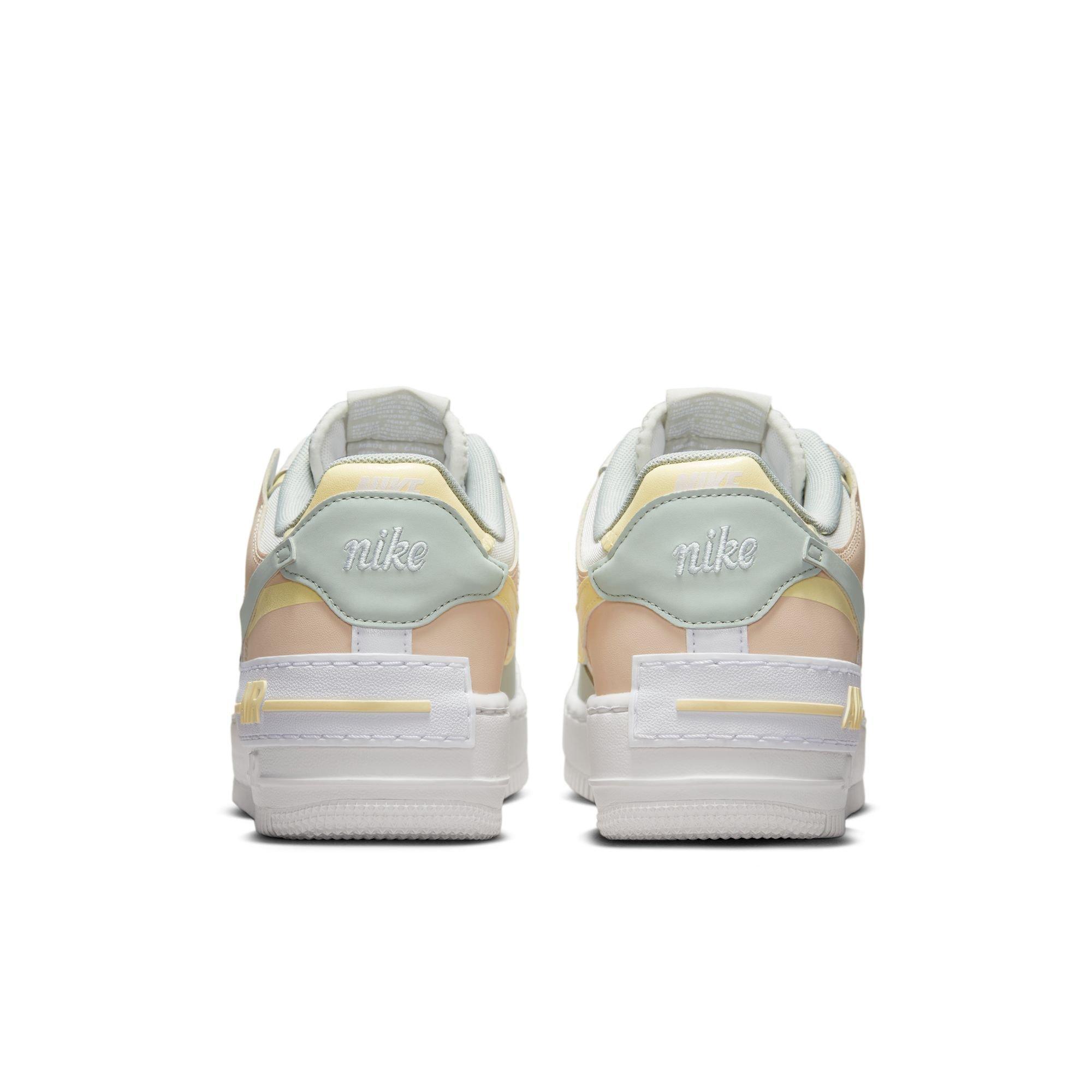 Nike Air Force 1 Shadow Sail/Light Silver/Citron Tint Women's Shoes, Size: 9.5