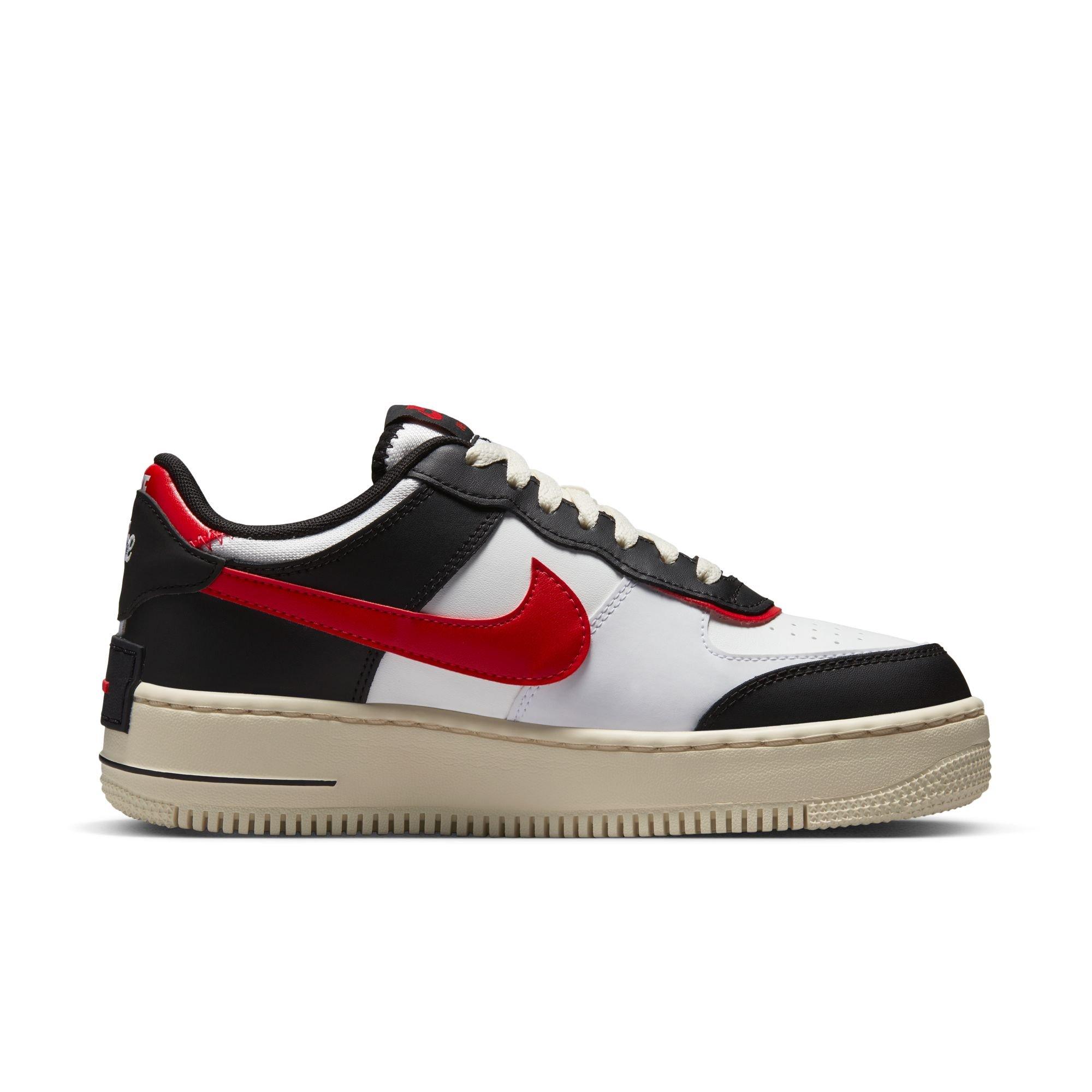 Nike Air Force 1 Shadow "Summit White/University Red/Black" Women's Shoe - BLACK/WHITE/RED Thumbnail View 2