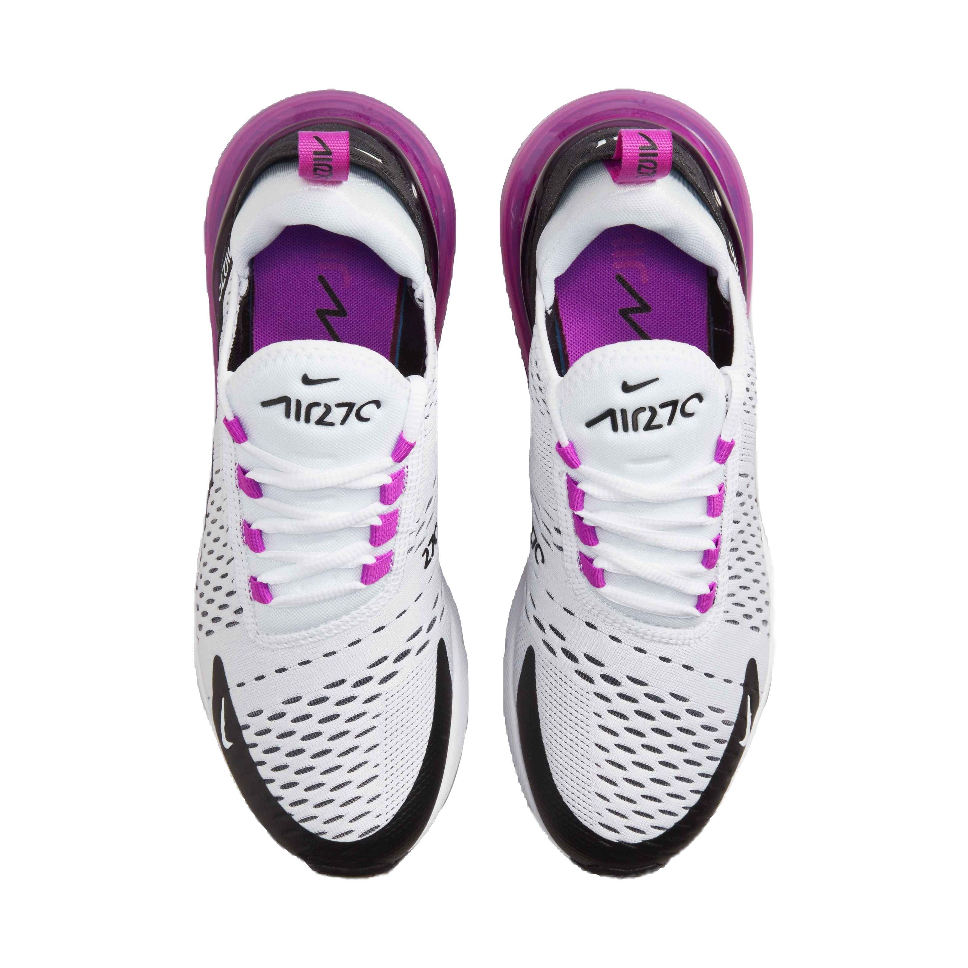 Nike Air Max 270 White/Black/Fuchsia Dream Women's Shoe - Hibbett