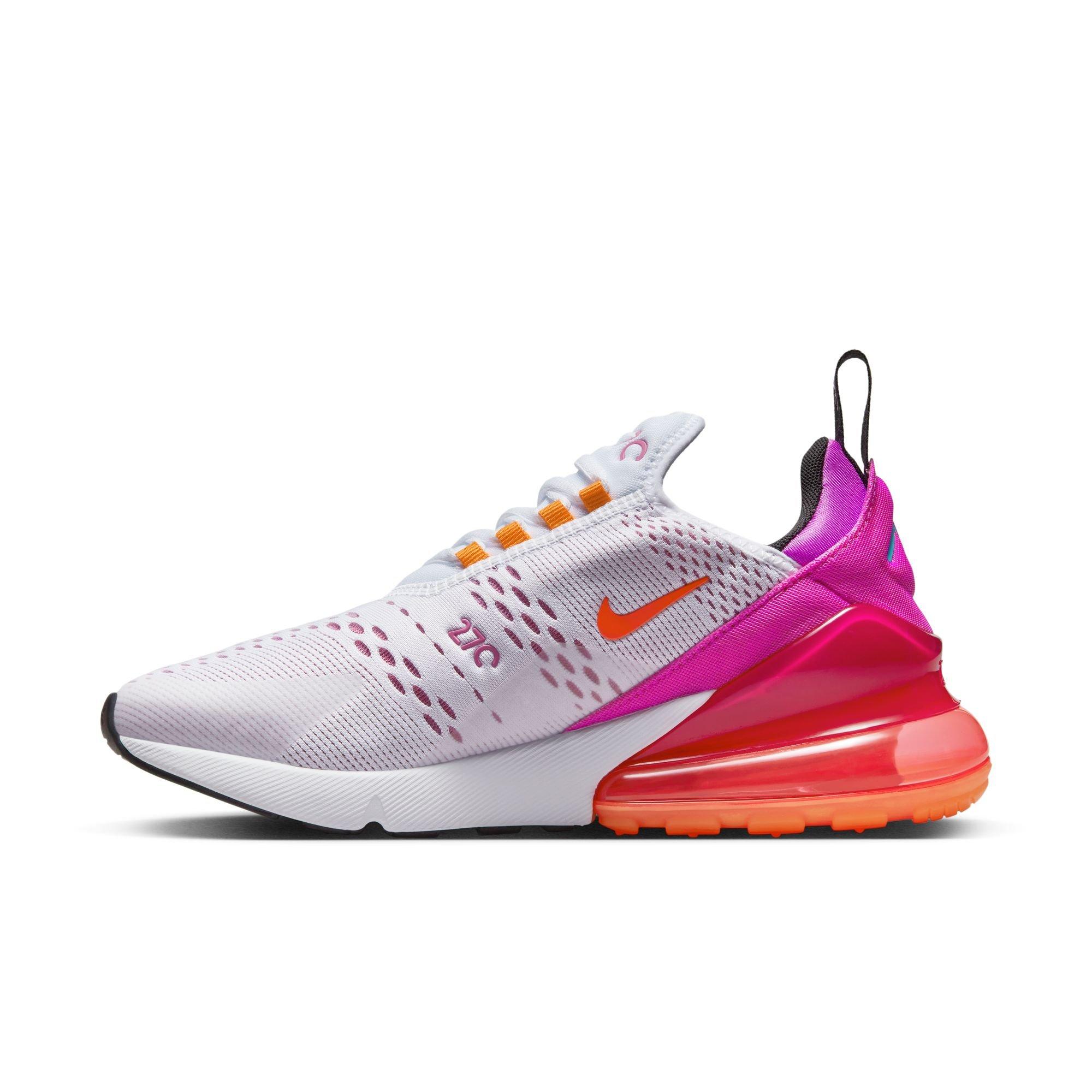 Nike Air Max 270 White/Bright Crimson/Fuchsia Dream Women's Shoe